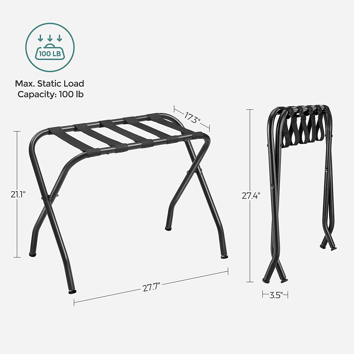 Luggage Rack - For Guest Room - Set of 2