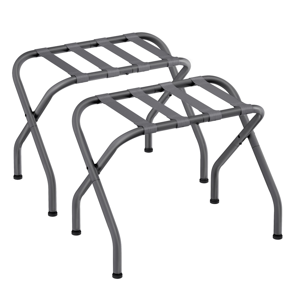 Set of 2 Luggage Rack for Guest Room - Slate Gray