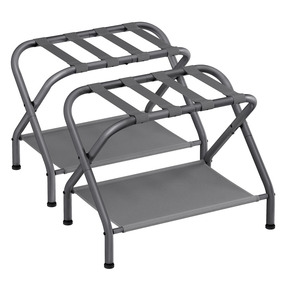 Luggage Racks Set of 2 - Slate Gray