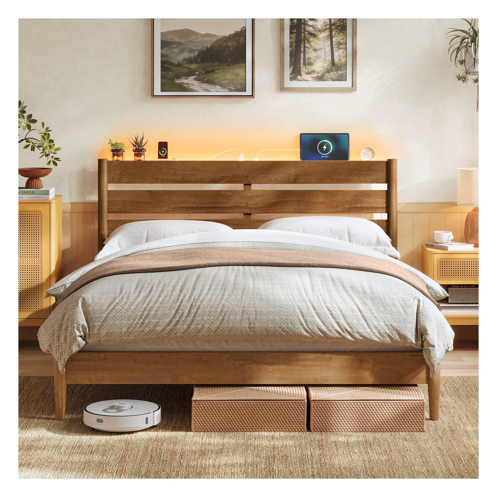 Queen Bed Frame - With Headboard