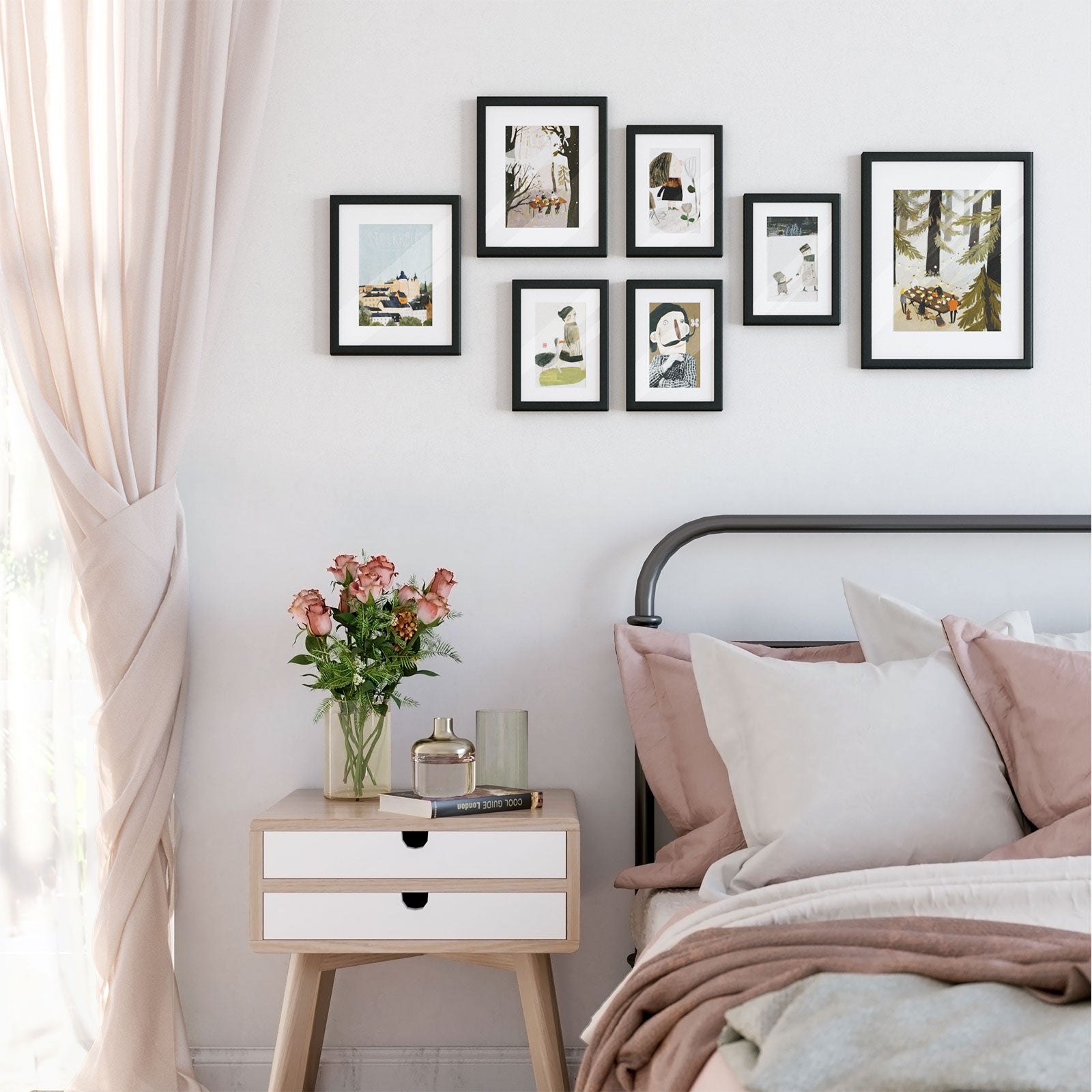 Picture Frames with 7 Mats