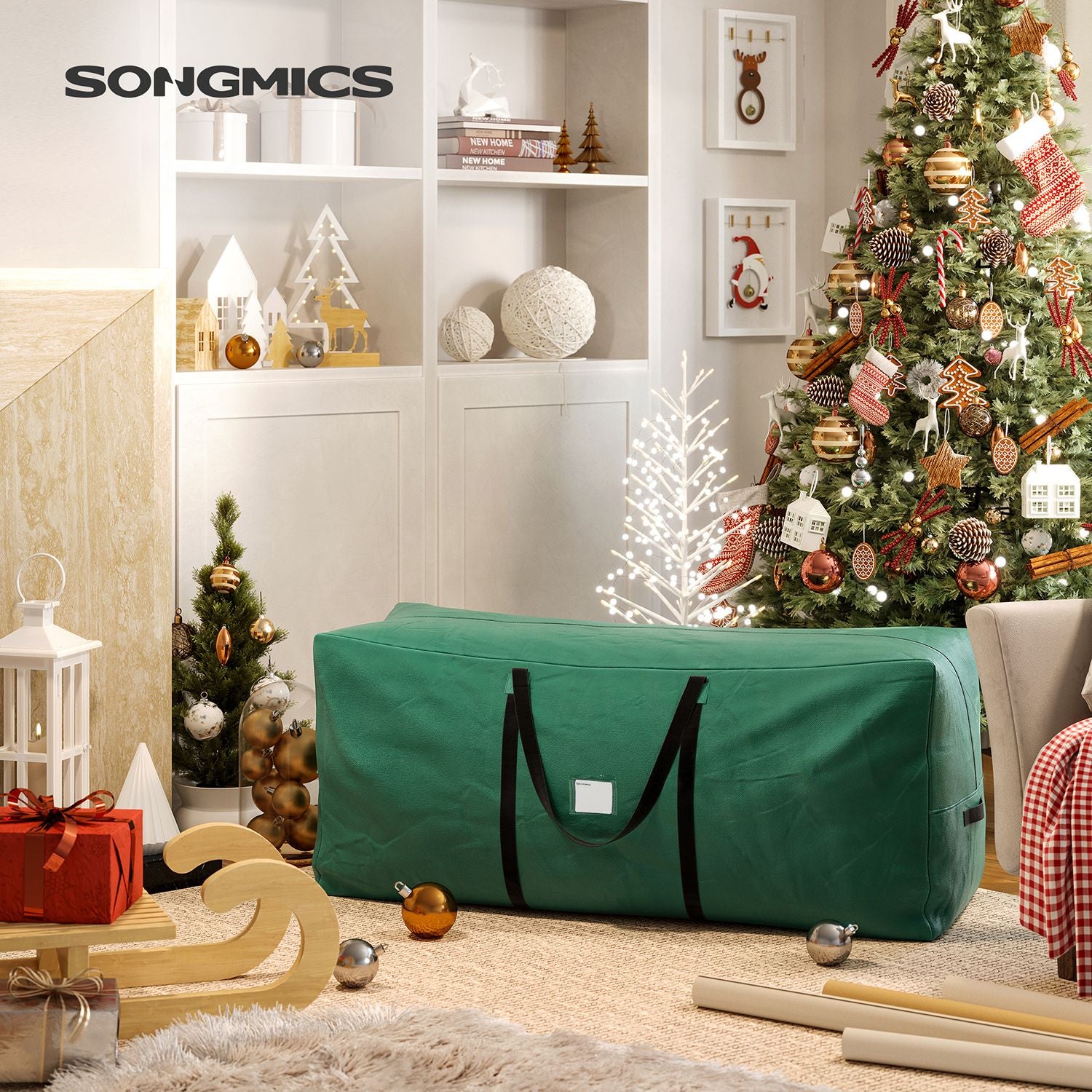 Christmas Tree Storage Bag - Up to 9 Ft - Green