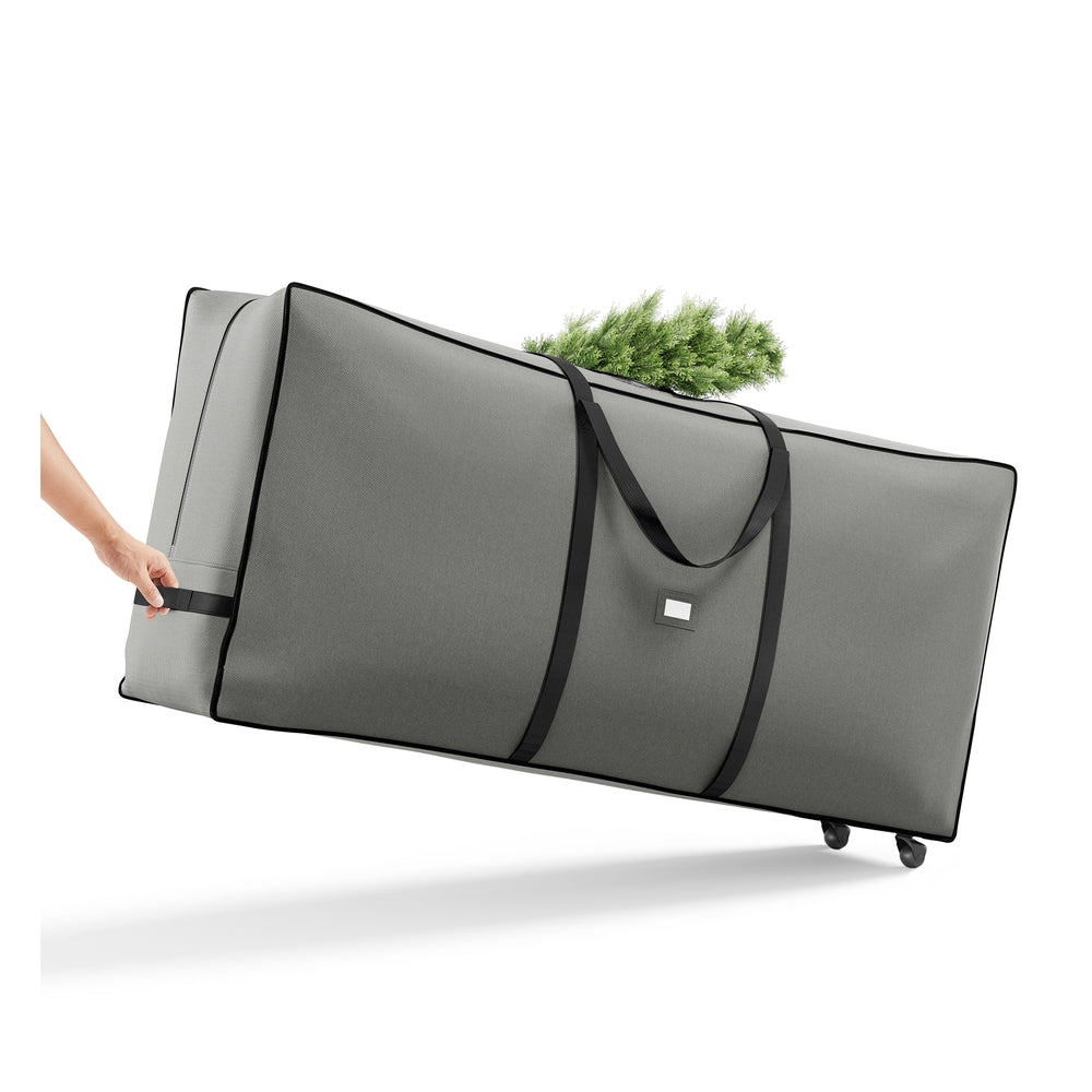 Christmas Tree Storage Bag with 1.6-Inch Wheels - Dove Gray - 65"L x 15"W x 29"H
