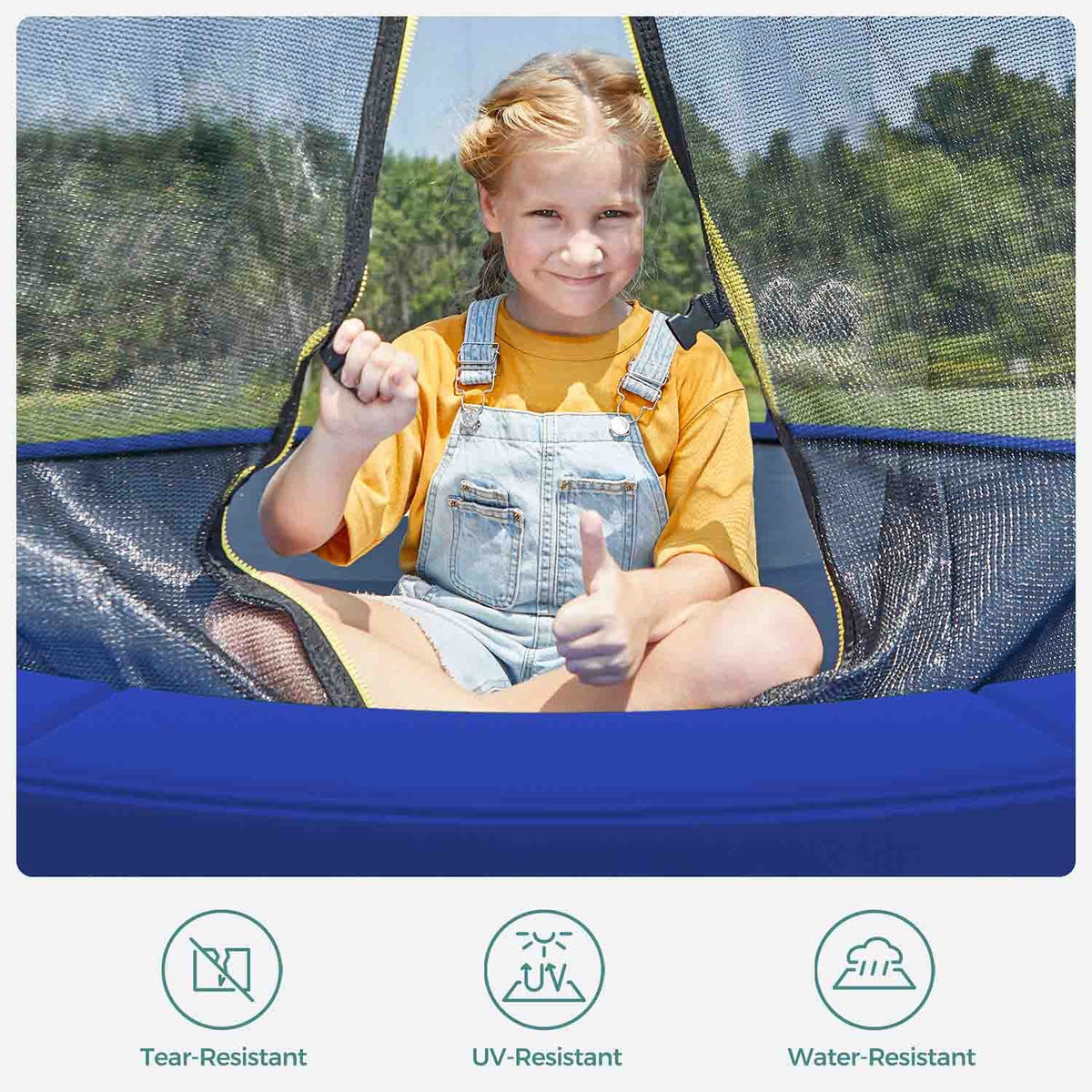 Replacement Trampoline Safety Pad - 14 ft - Waterproof Cover