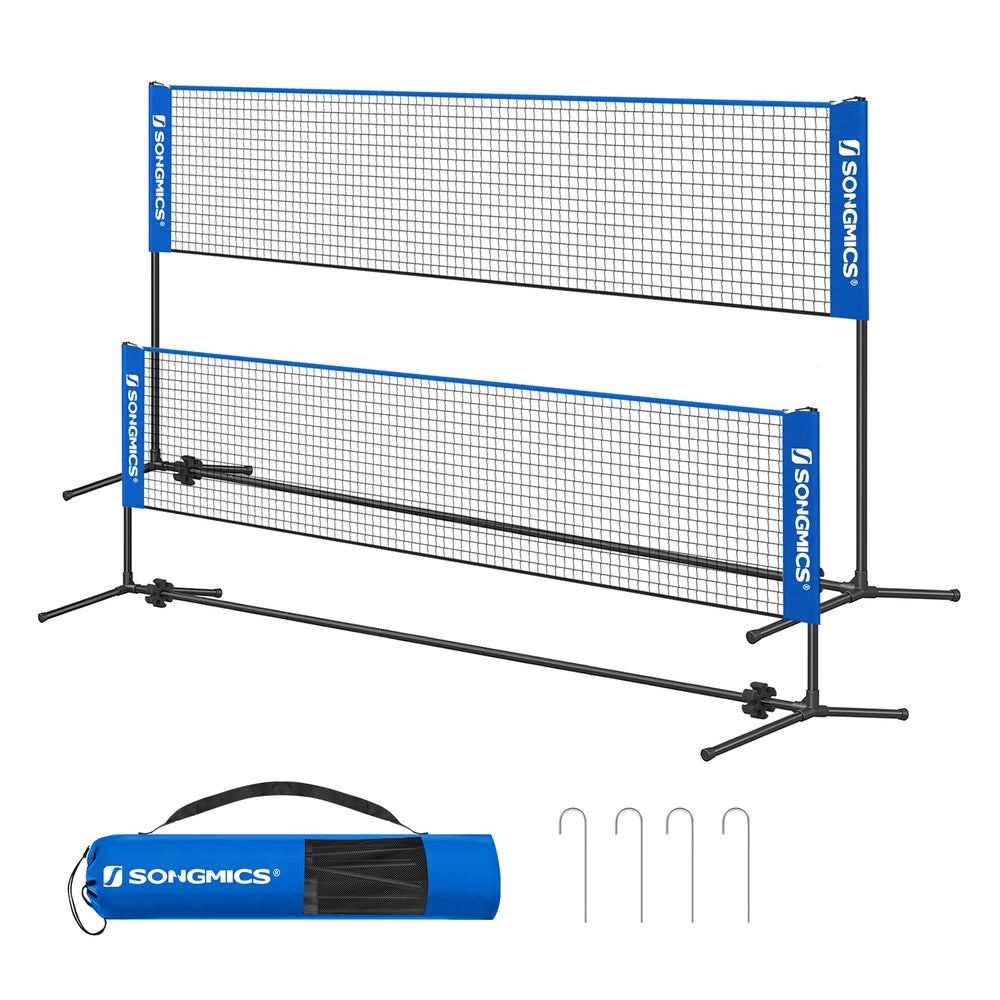 Black Badminton Net - Blue, Black