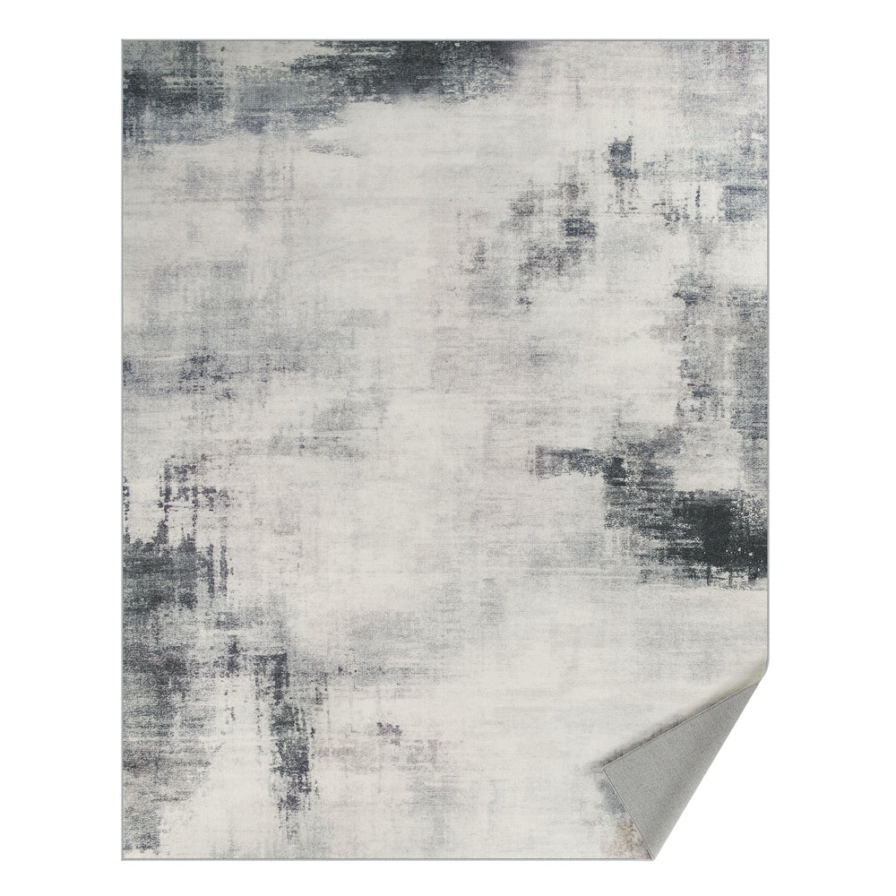 2x3 Ft Area Rug - Modern Abstract Style - Dove Gray (UTAR074G01)