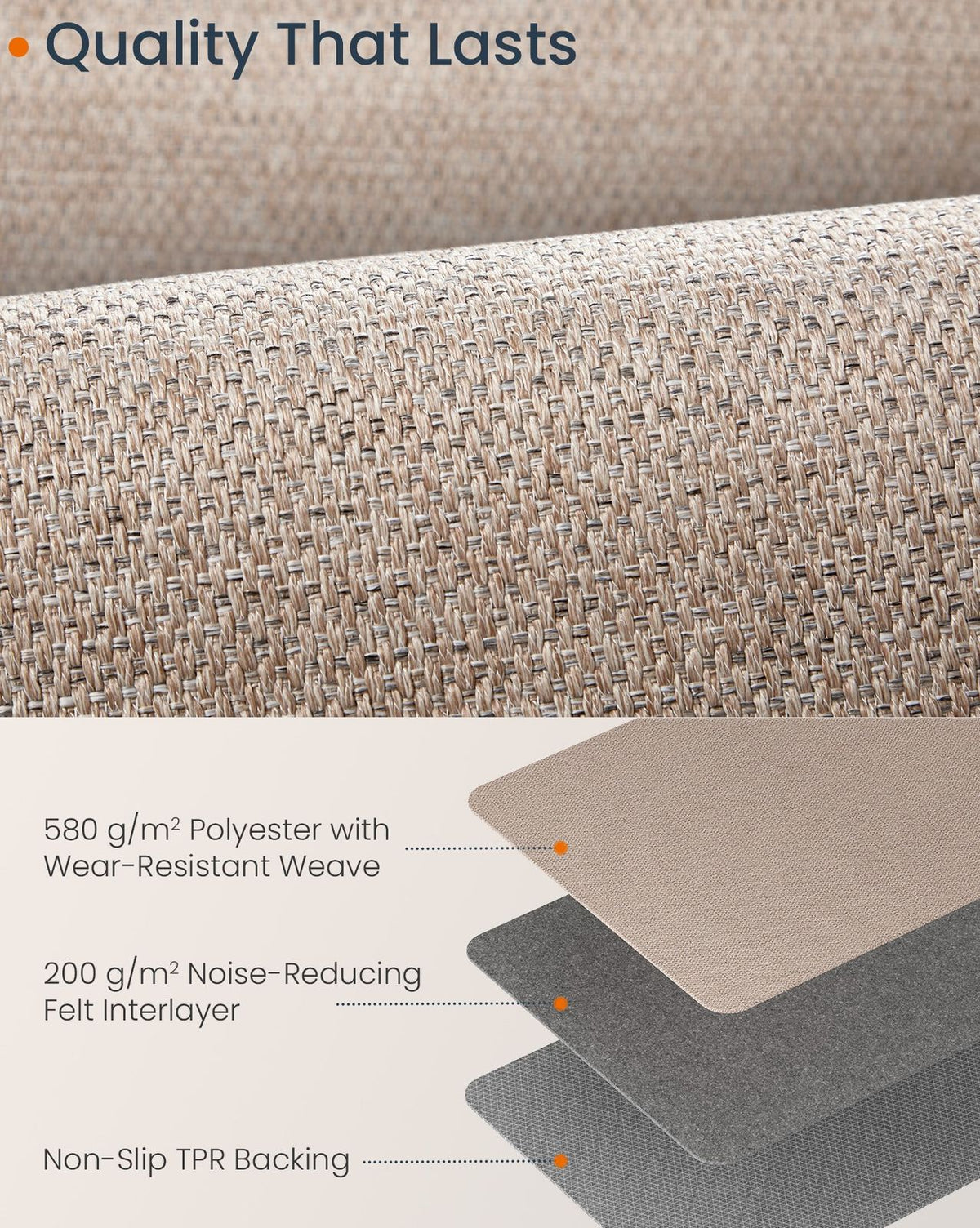 Area Rug - 2x6 ft - For Living Room
