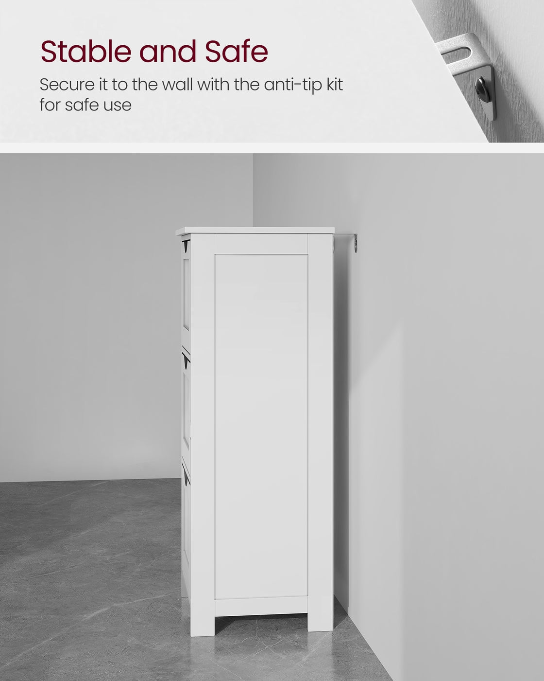 3 Drawers Floor Cabinet
