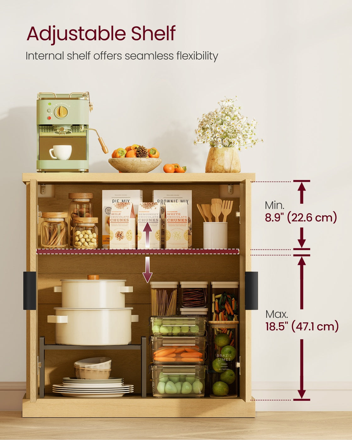 Fluted Buffet Cabinet