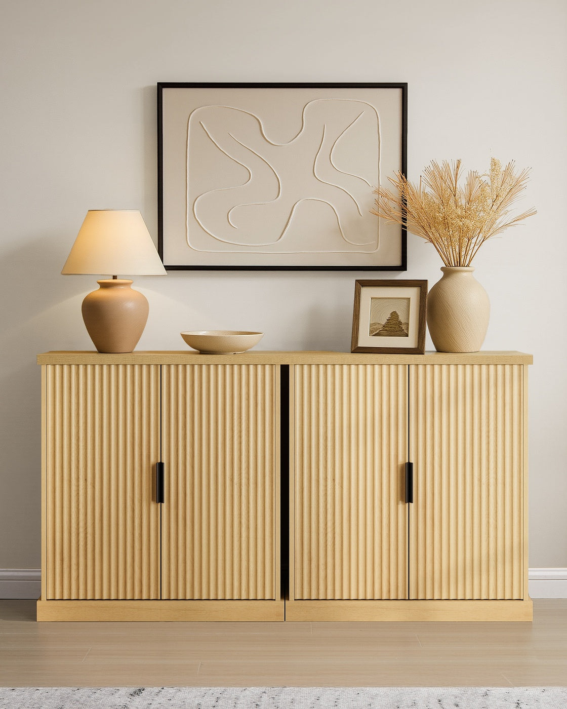 Fluted Buffet Cabinet