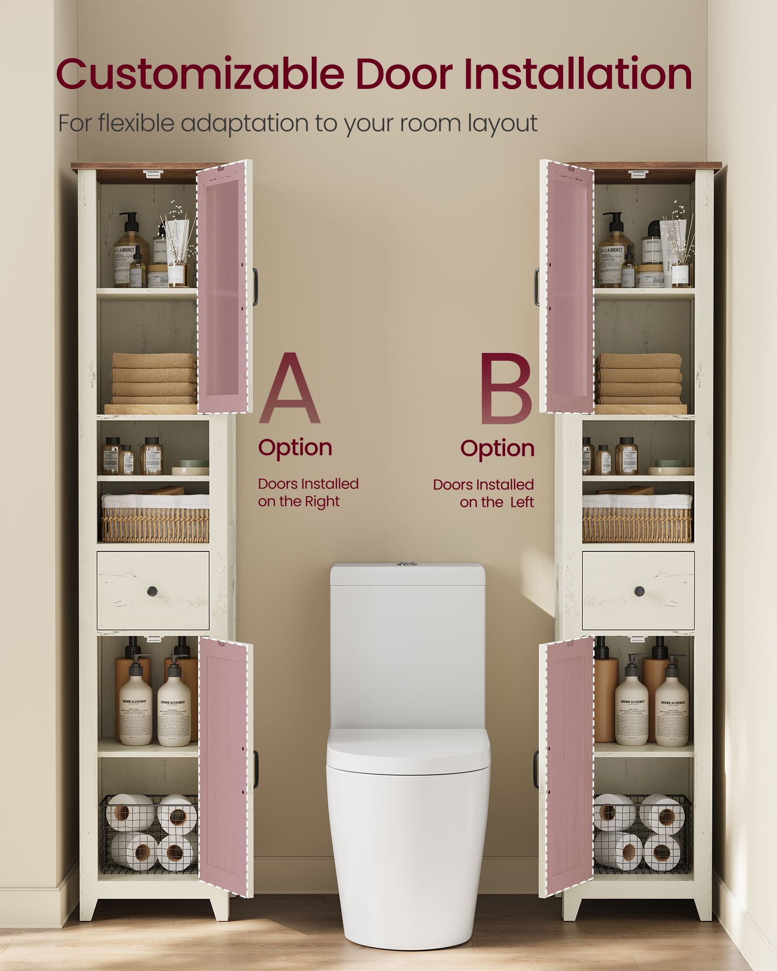 Tall Bathroom Cabinet