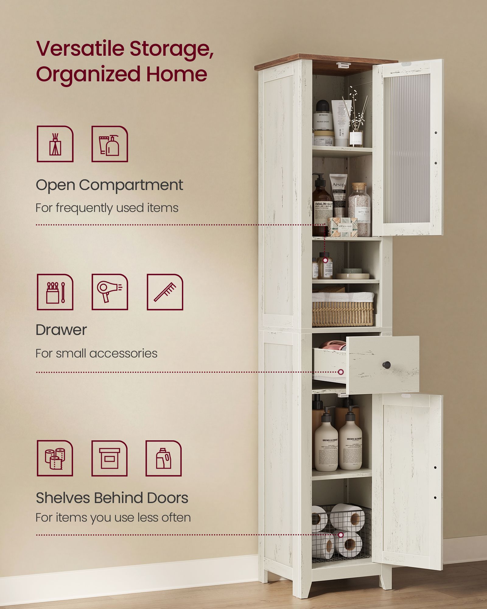 Tall Bathroom Cabinet