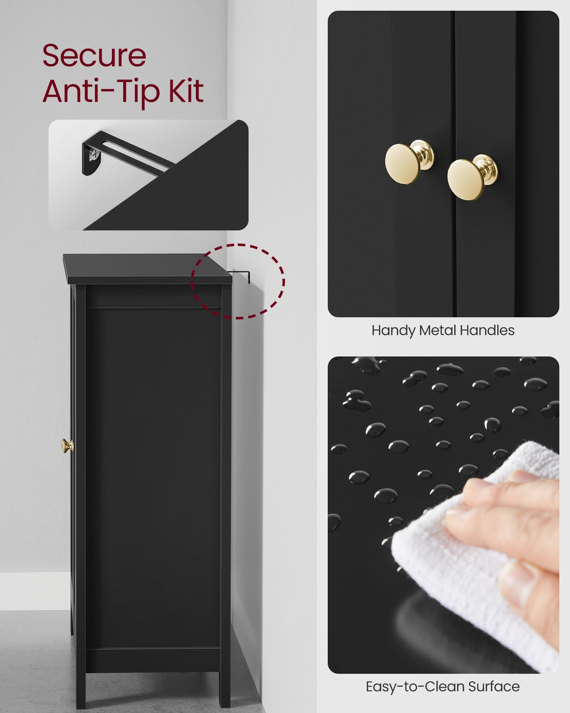 Bathroom Floor Storage Cabinet