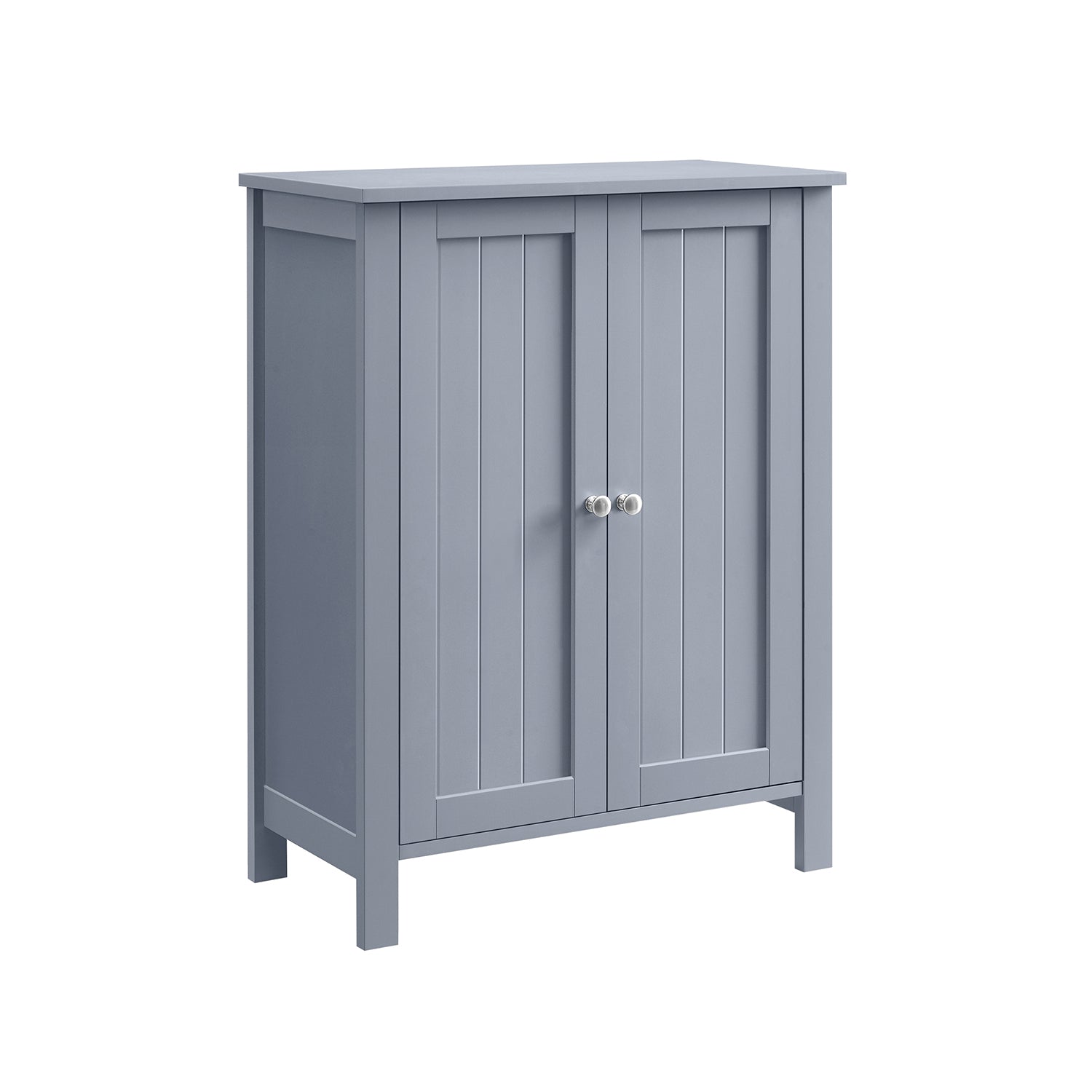Bathroom Storage Unit with 2 Adjustable Shelves - Slate Gray