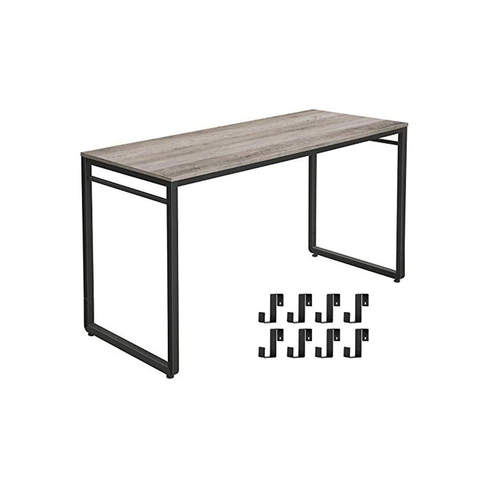 Computer Desk - Office Desk with 8 Hooks - for Study - Home Office