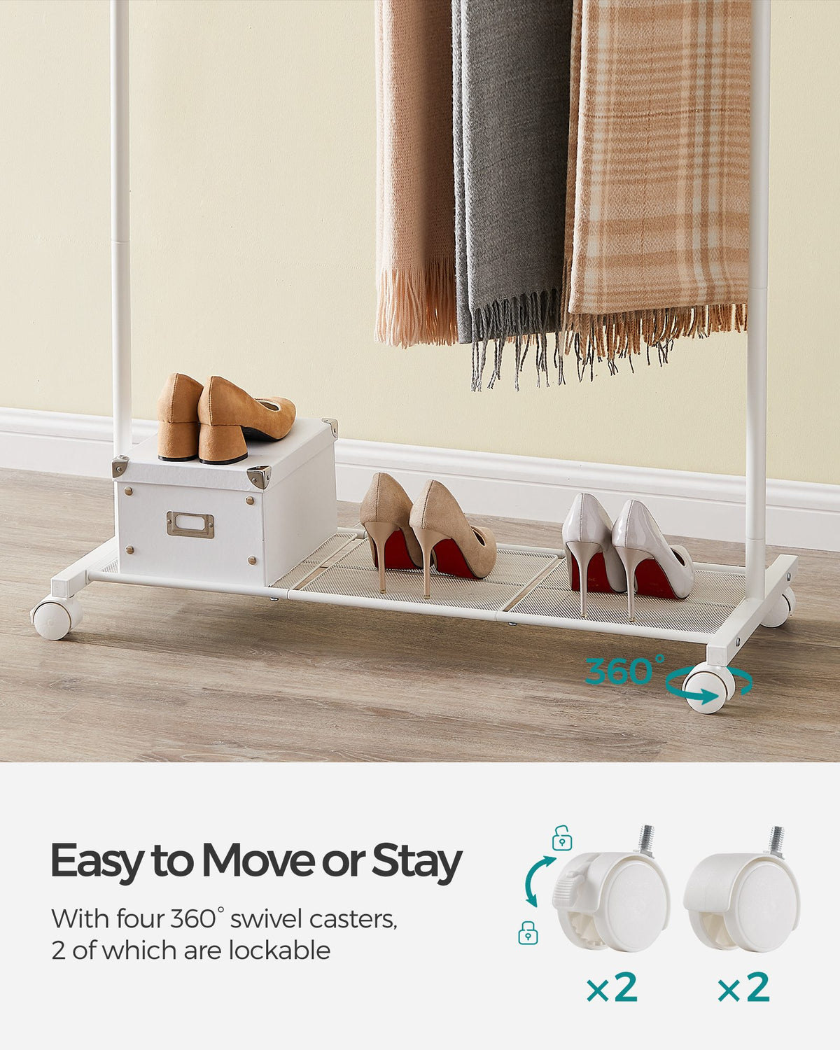 Double-Rod Garment Rack