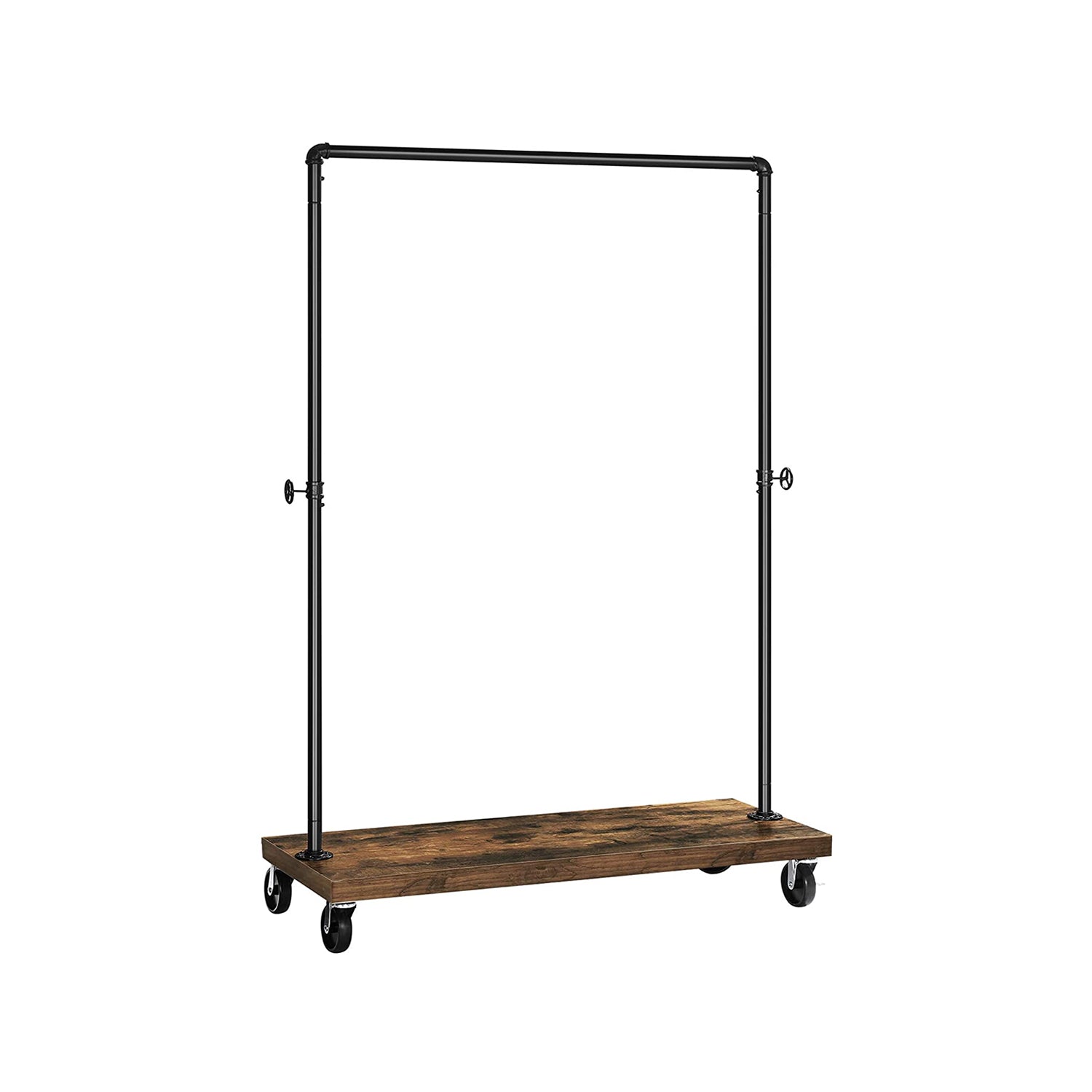 Heavy Duty Rolling Clothing Rack with Shelf