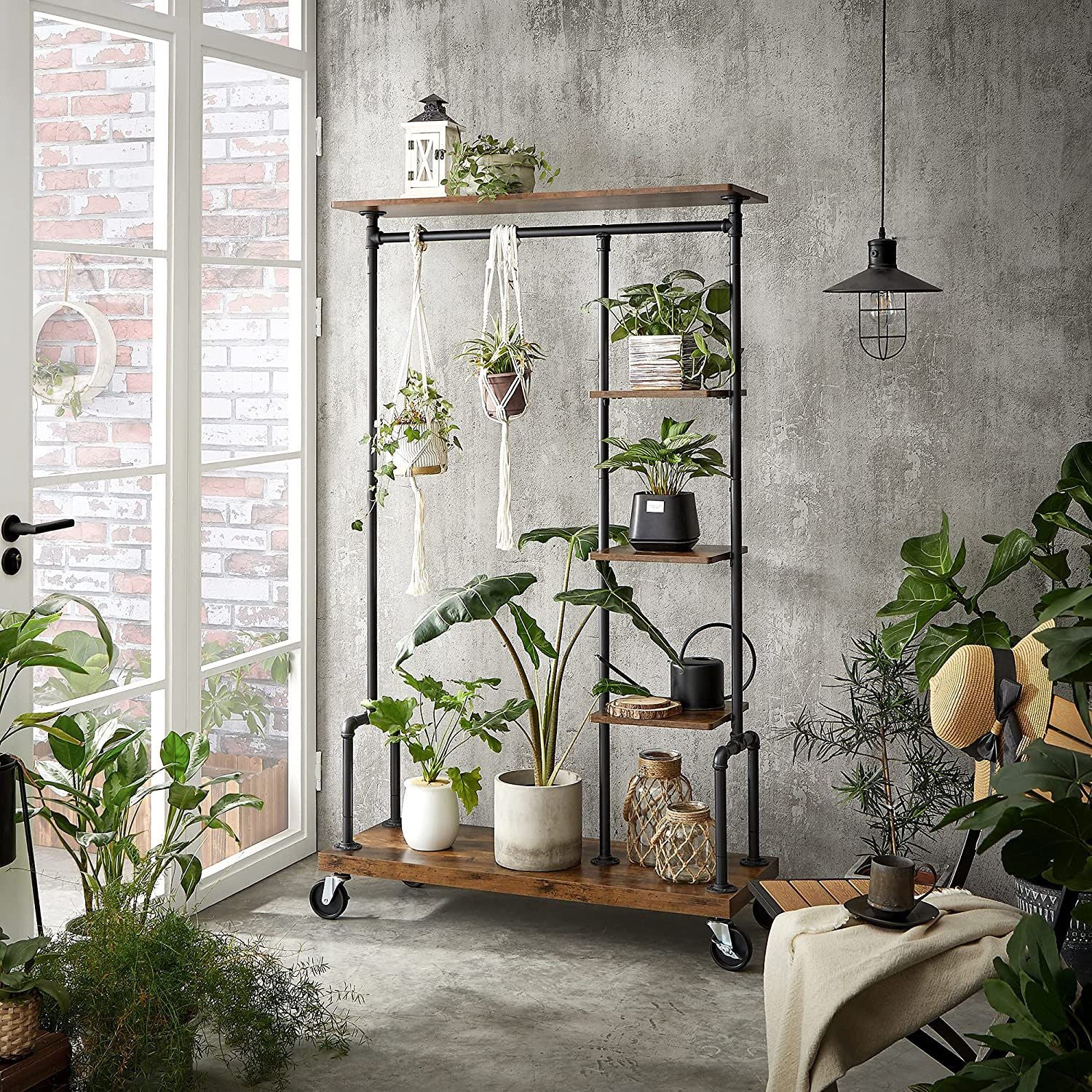 Clothes Rack on Wheels