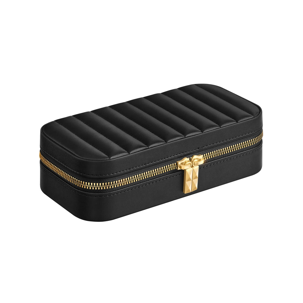 Travel Jewelry Case - With Mirror - PU Leather - Compact