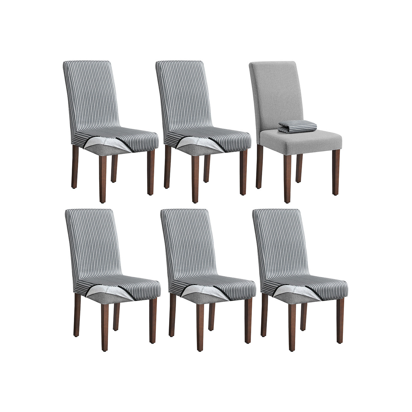 Parsons Dining Chairs - Gray
