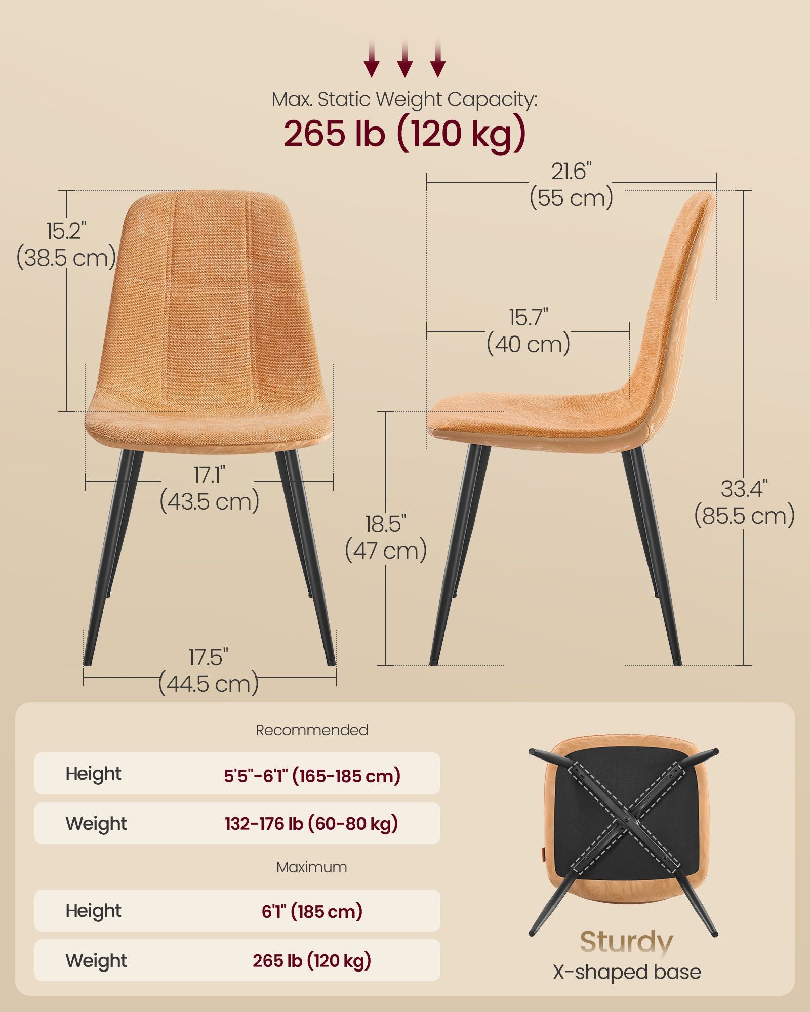 Set of 4 Dining Chairs