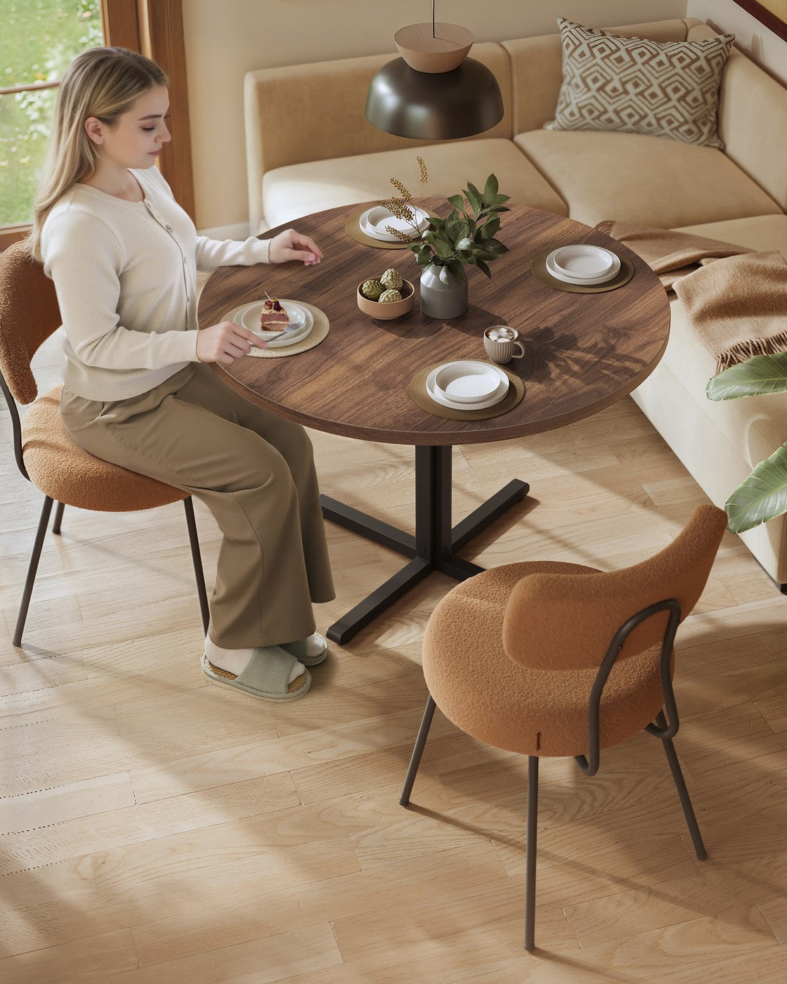 Round Kitchen Dining Table