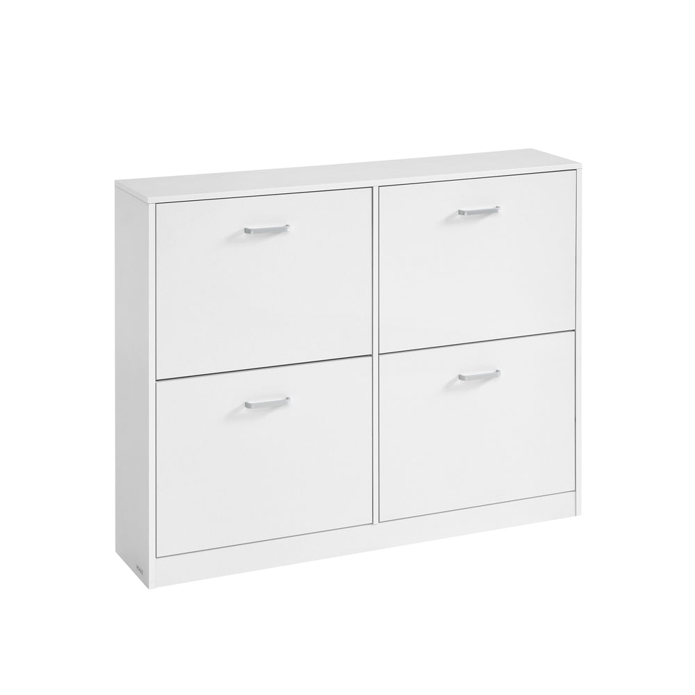 Shoe Cabinet with 4 Flip Doors