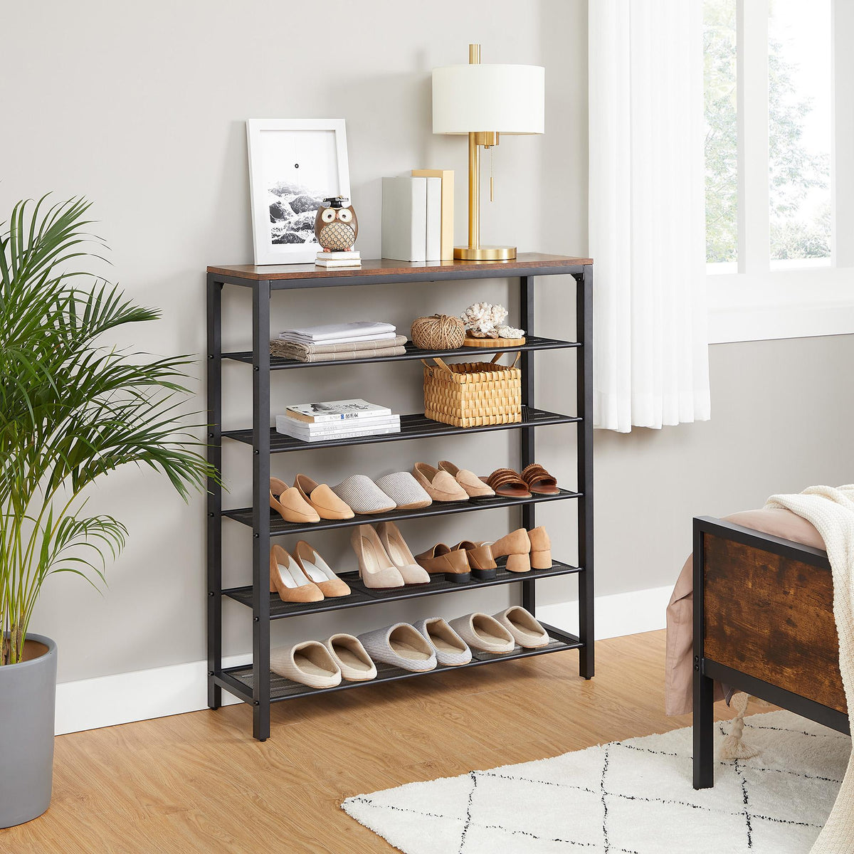 Shoe Rack - 7-Tier - Holds 32-40 Pairs of Shoes