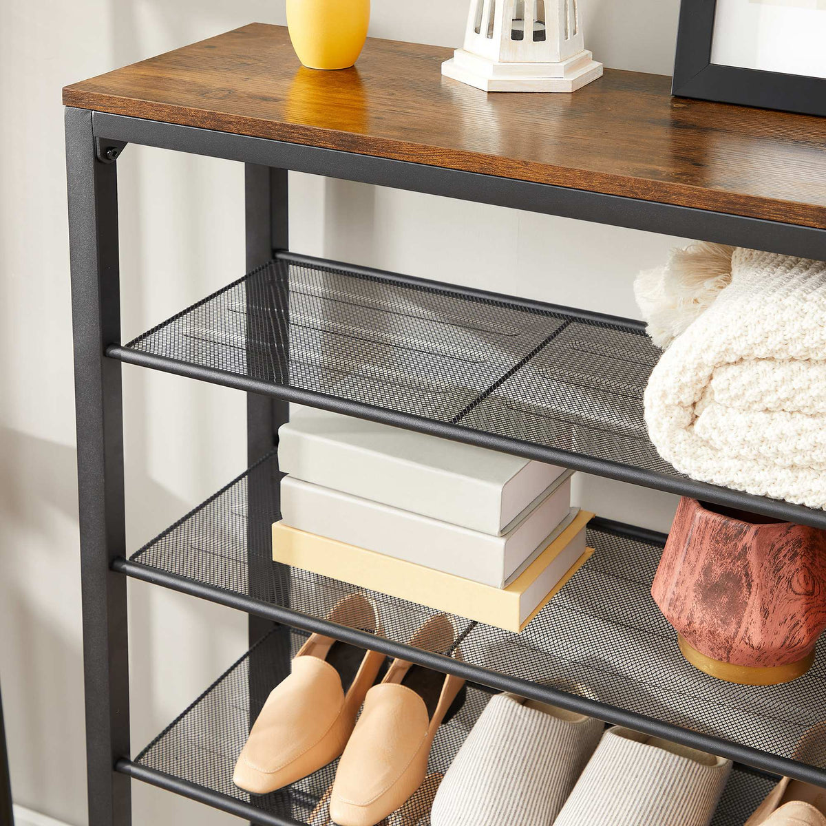 Shoe Rack - 7-Tier - Holds 32-40 Pairs of Shoes