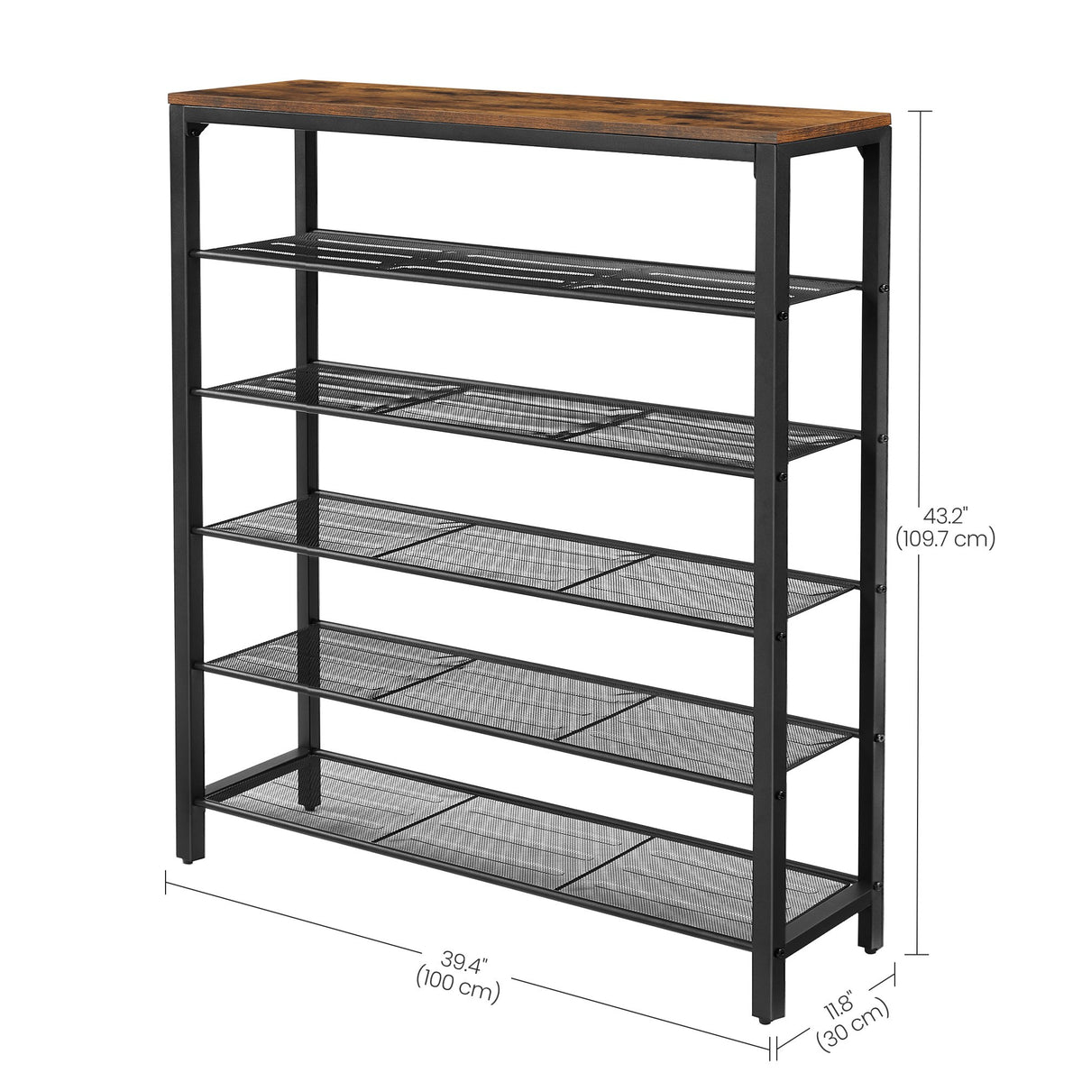 Shoe Rack - 7-Tier - Holds 32-40 Pairs of Shoes