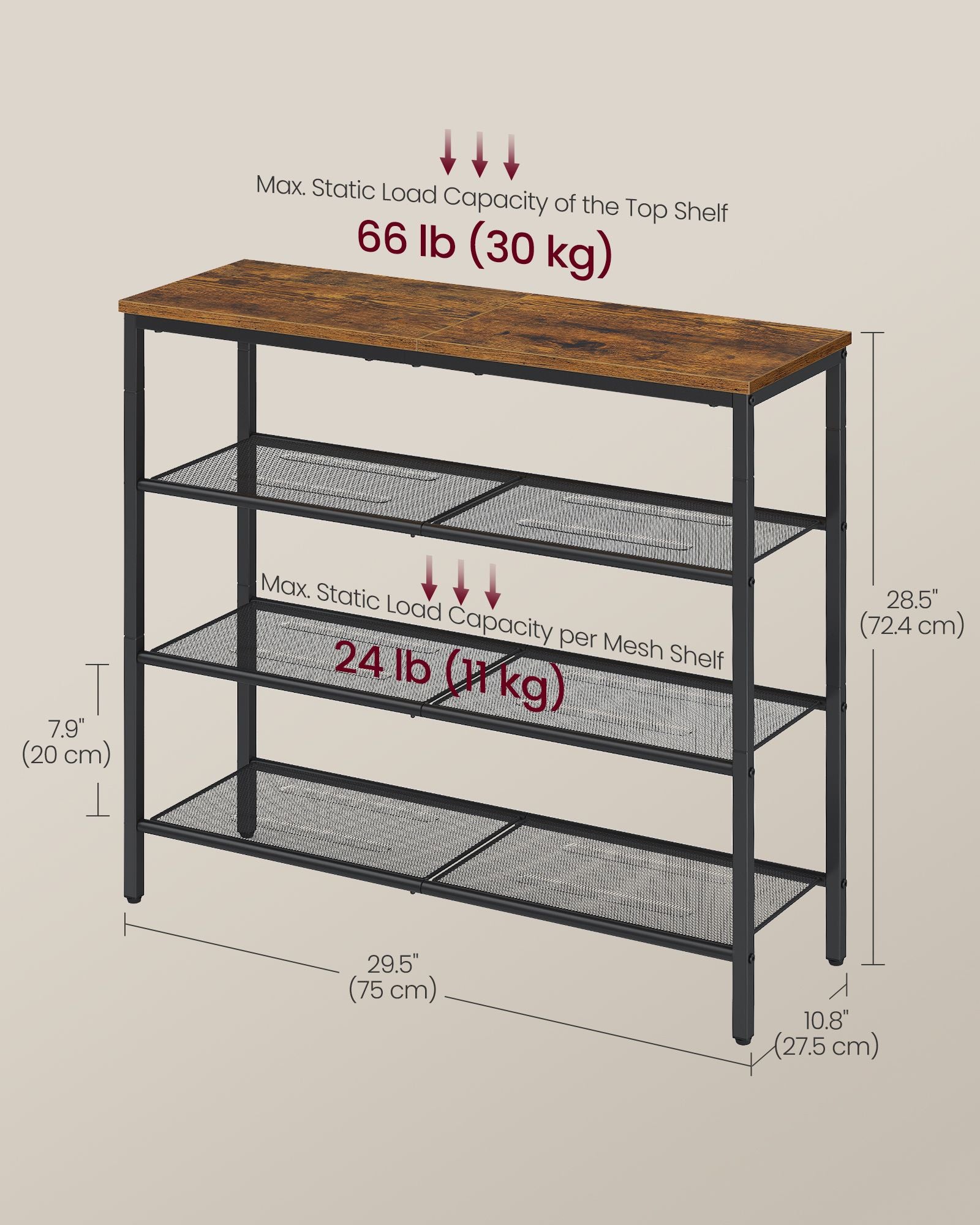 5-Tier Shoe Rack