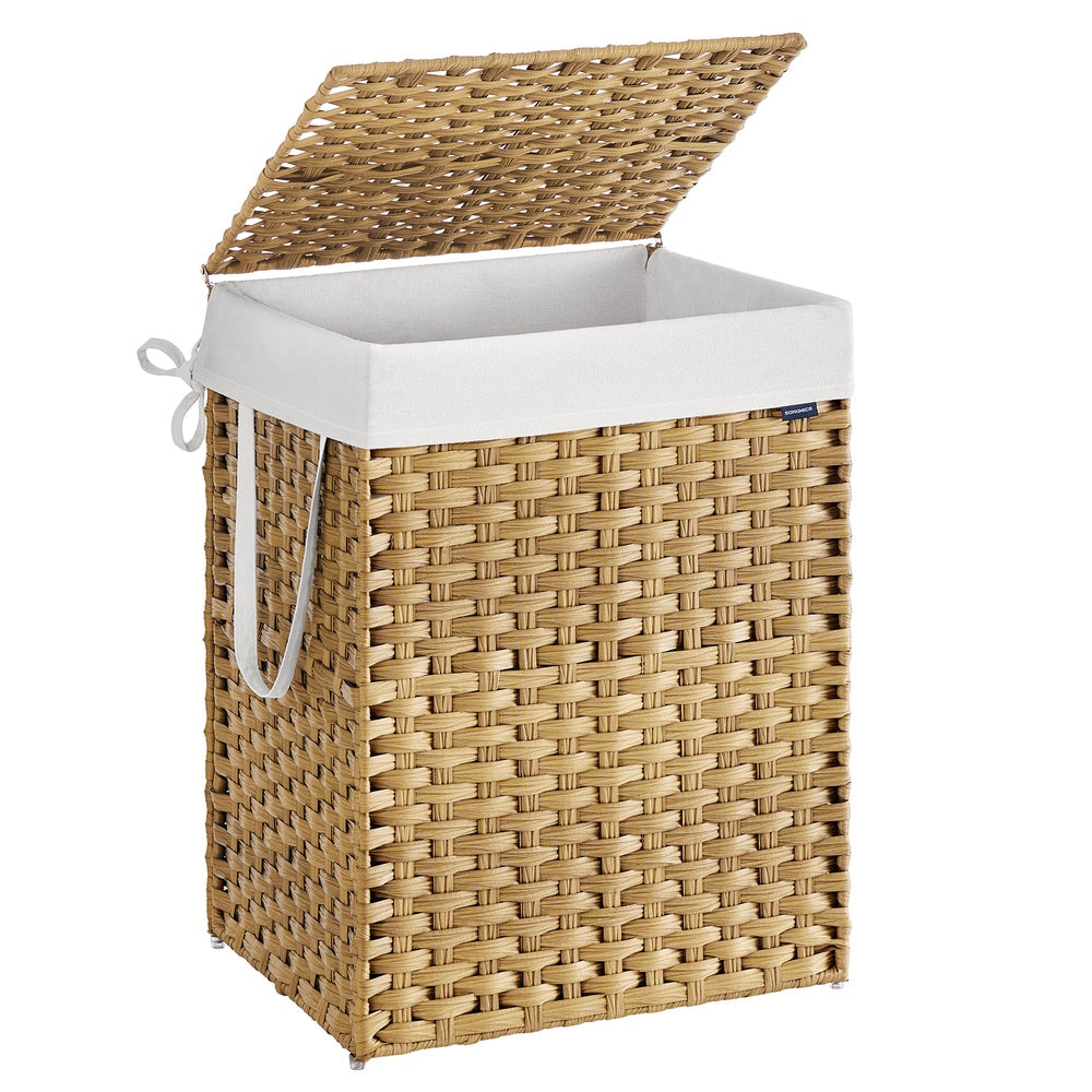 Rattan-Look Laundry Hamper