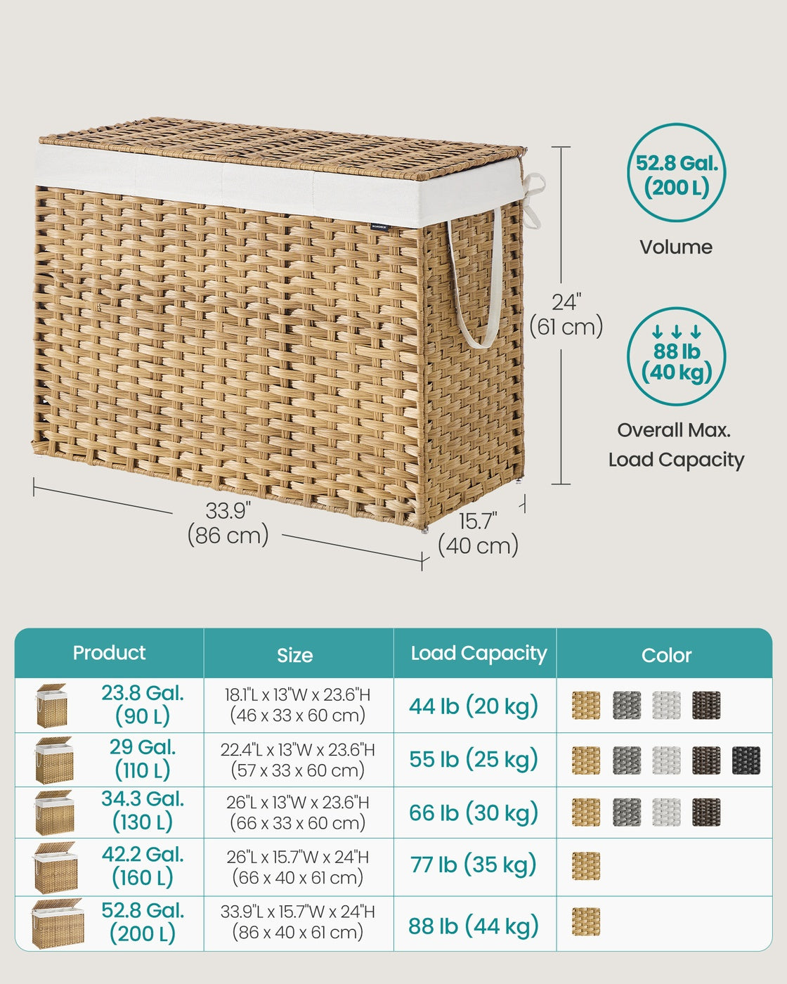 Extra-Large Laundry Hamper