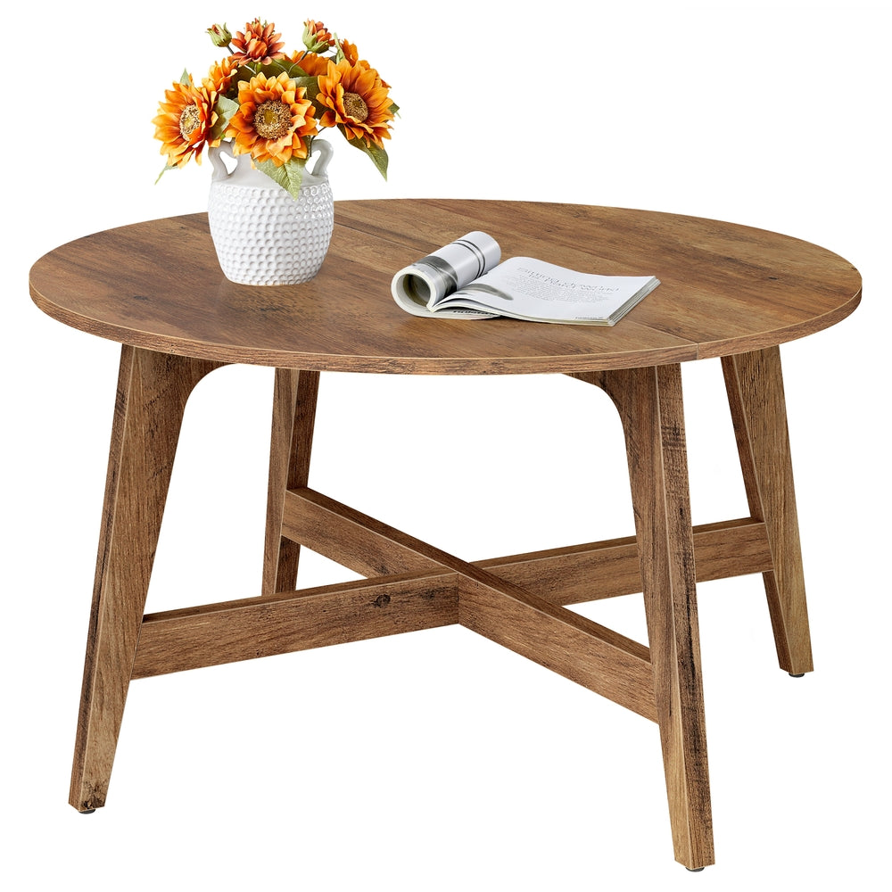 Round Coffee Table - Brown
