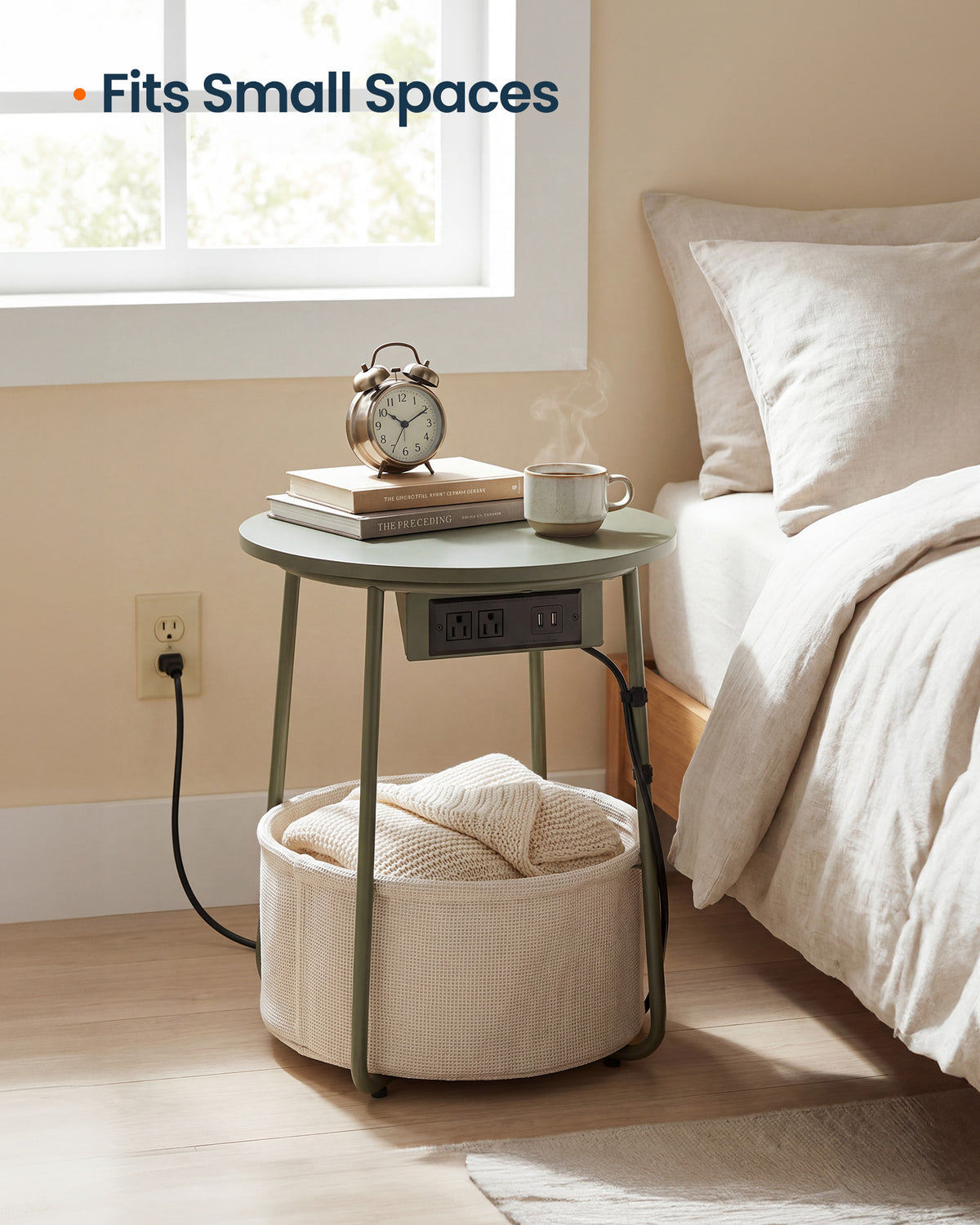 Round Side End Table