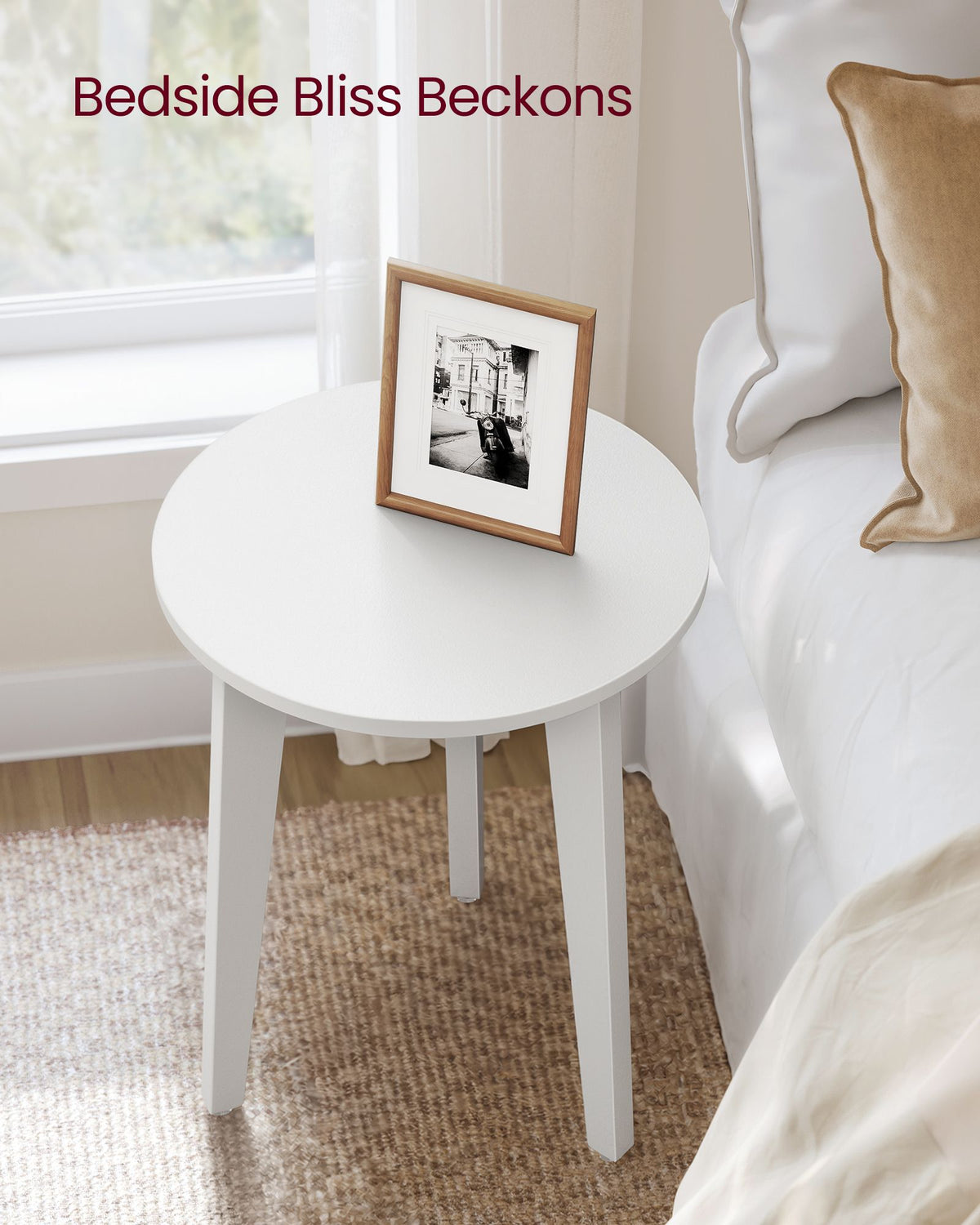 MAEZO Collection - Small Side Table - Round End Table