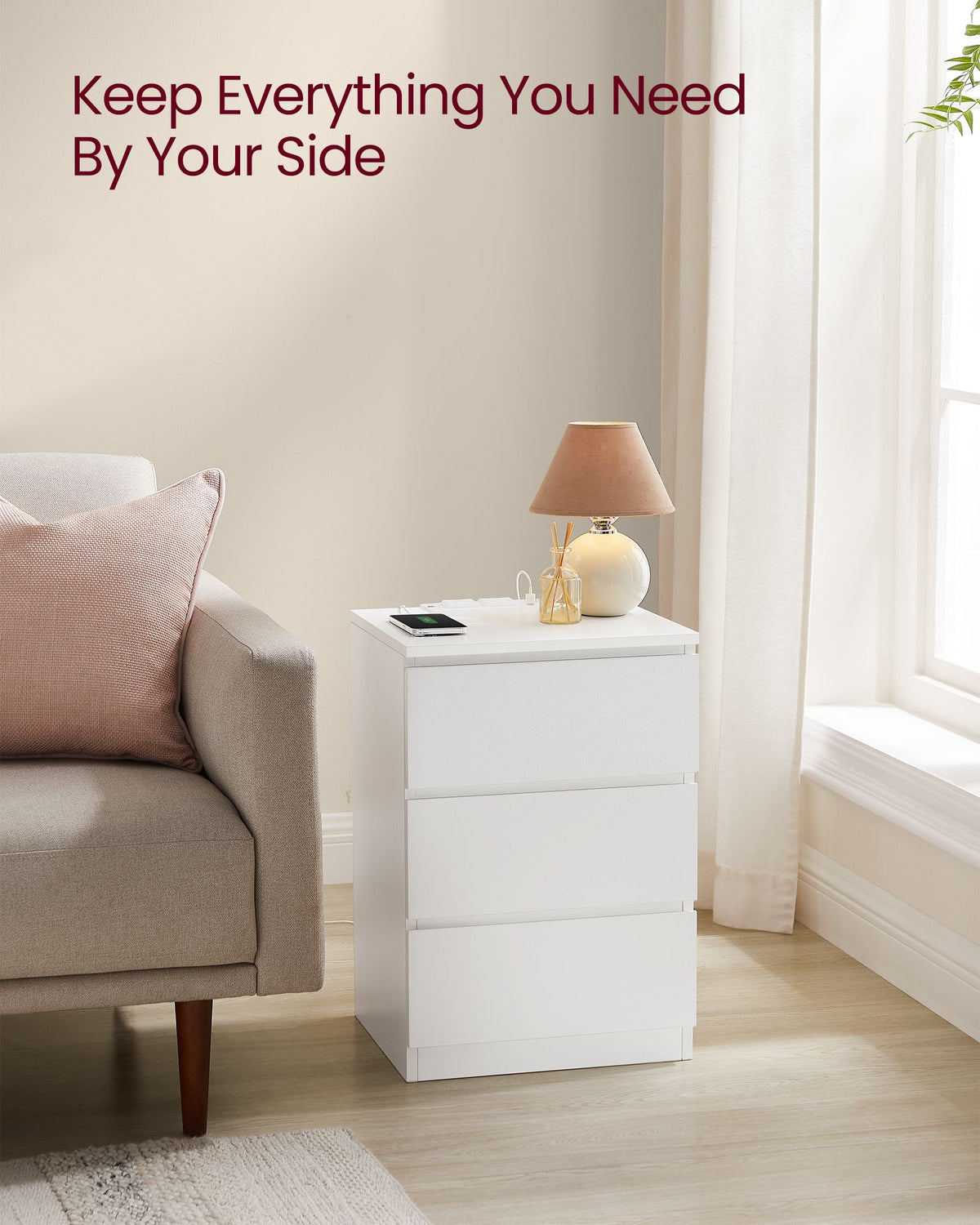 Nightstands - Charging Station - Set of 2