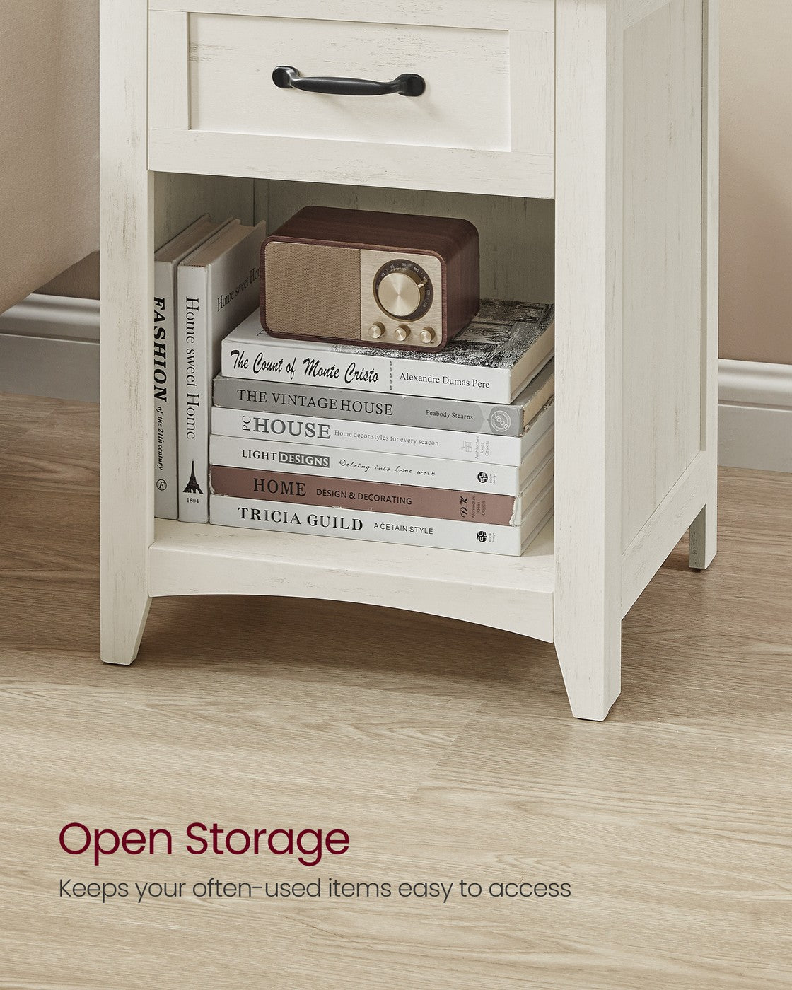 Set Of 2 Farmhouse Nightstands