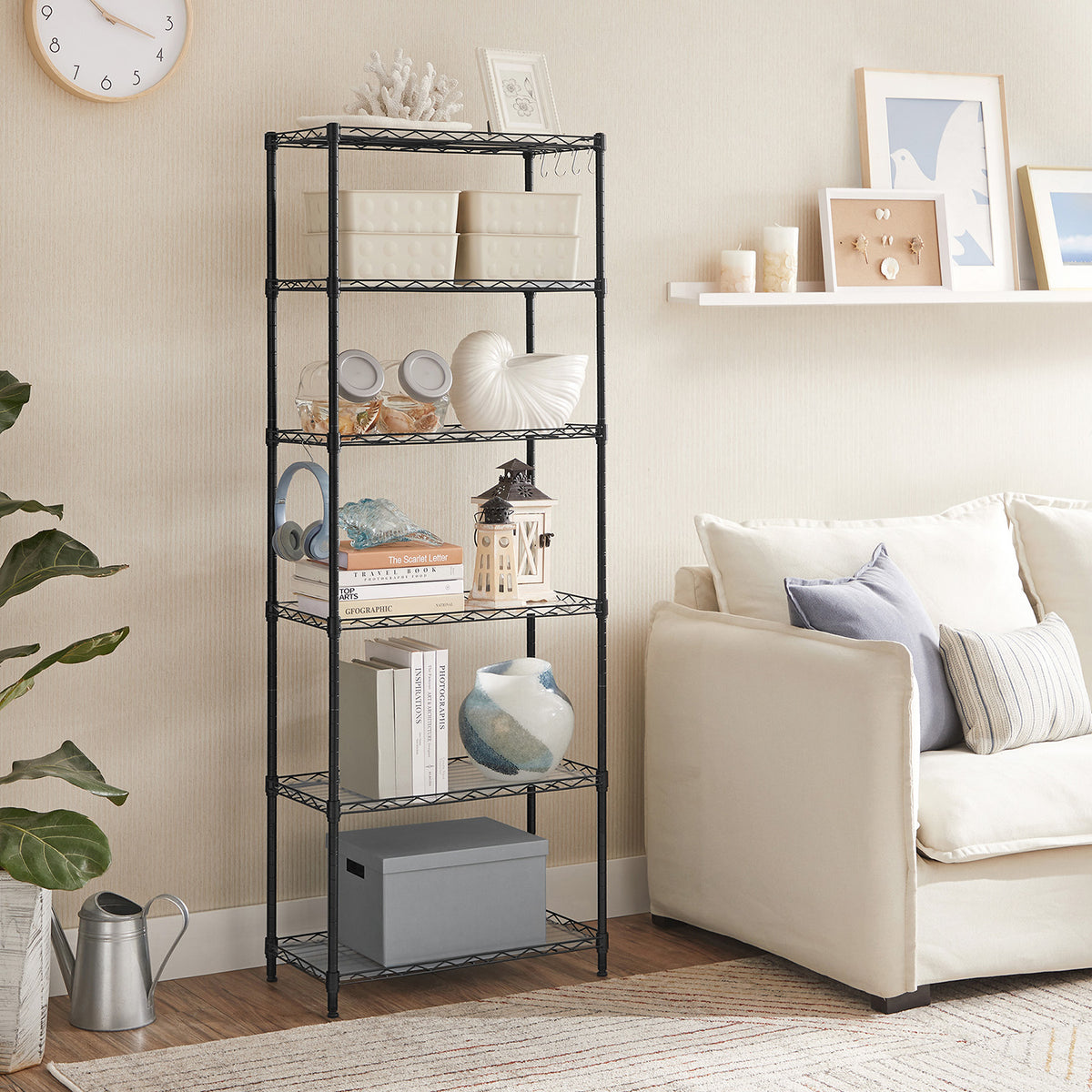 6-Tier Metal Storage Shelf