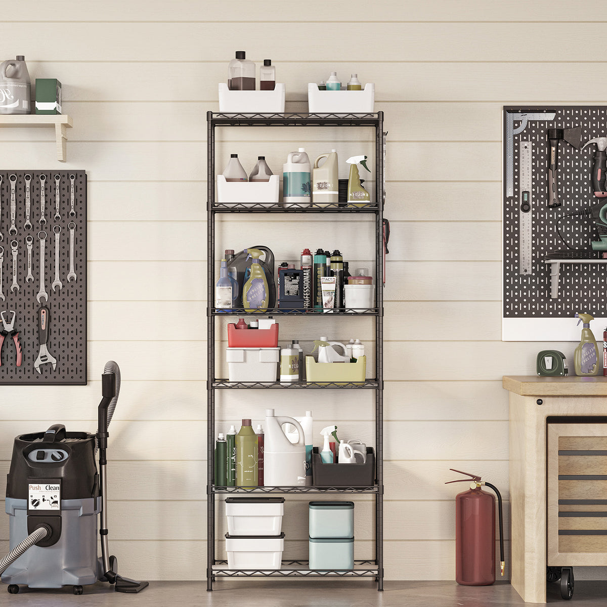 6-Tier Metal Storage Shelf