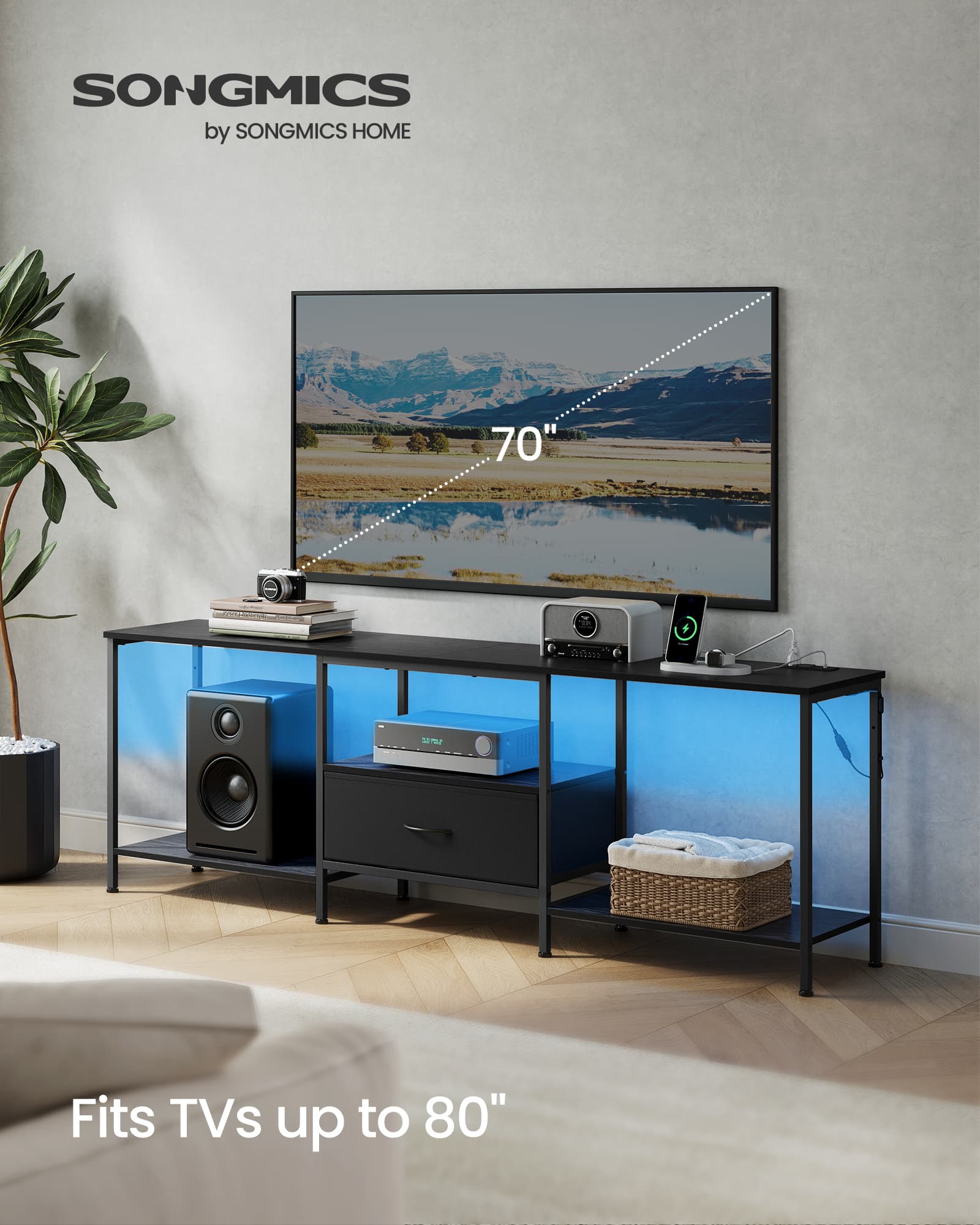 70 Inch TV Stand
