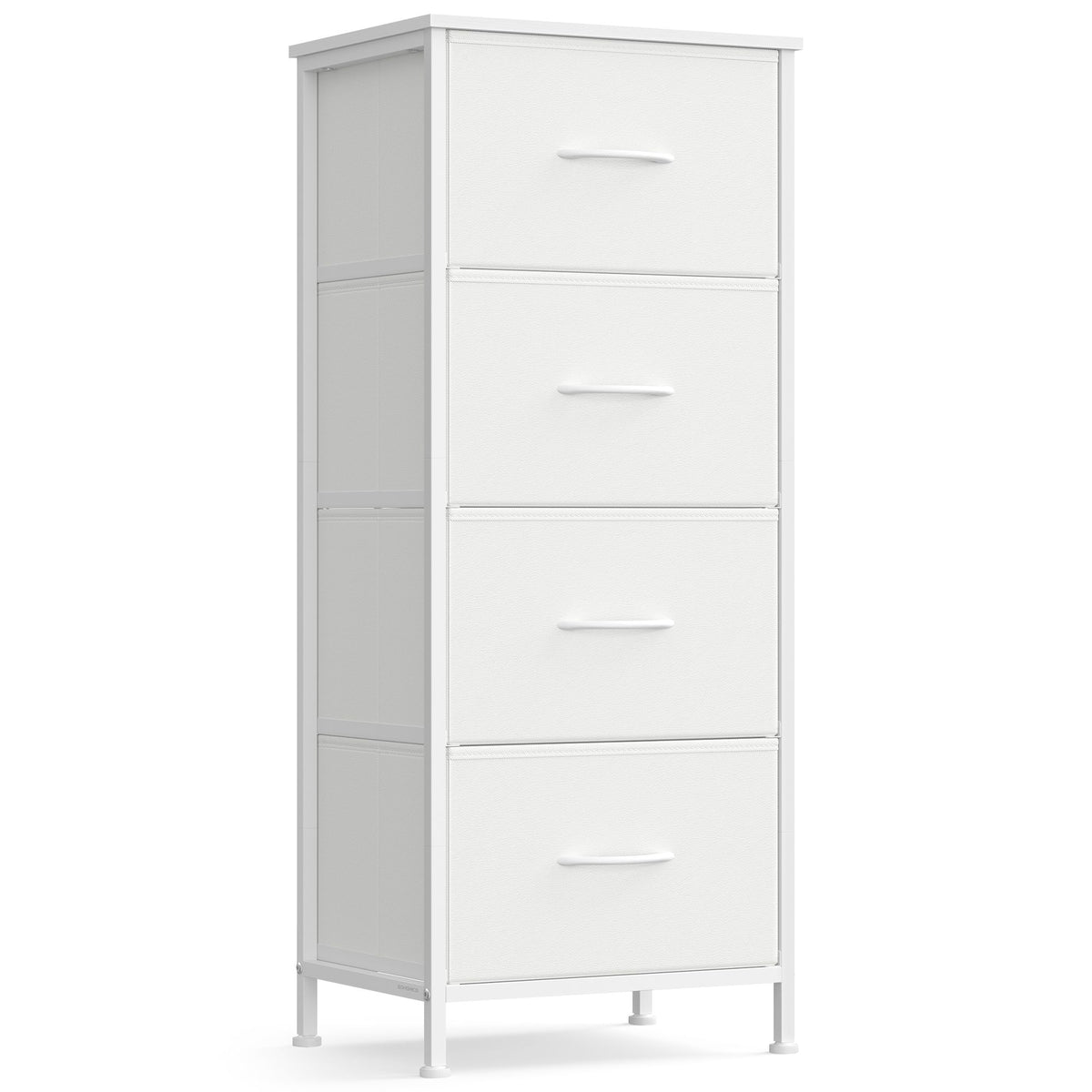 Dresser for Bedroom - Tall Dresser with 4 Fabric Drawers - ULGS314W01S