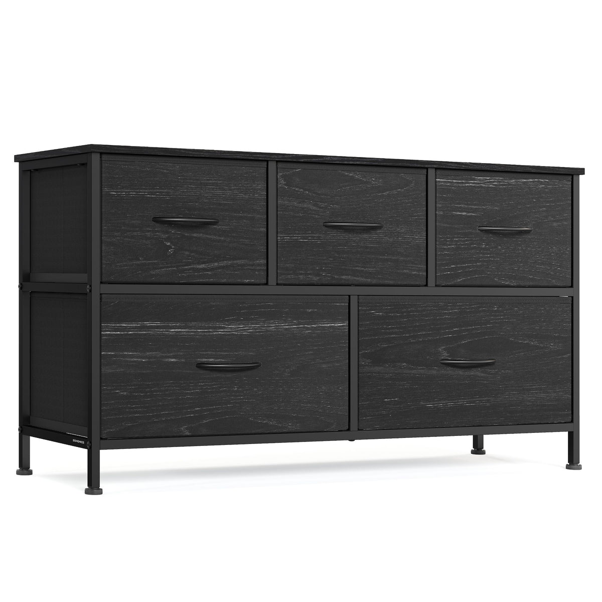 Dresser for Bedroom - Wide Dresser with 5 Fabric Drawers - ULGS322BE02S