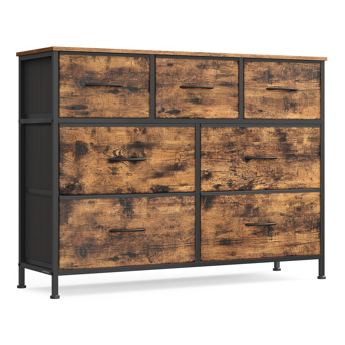 Dresser for Bedroom - Wide Dresser with 7 Fabric Drawers - ULGS323B02S