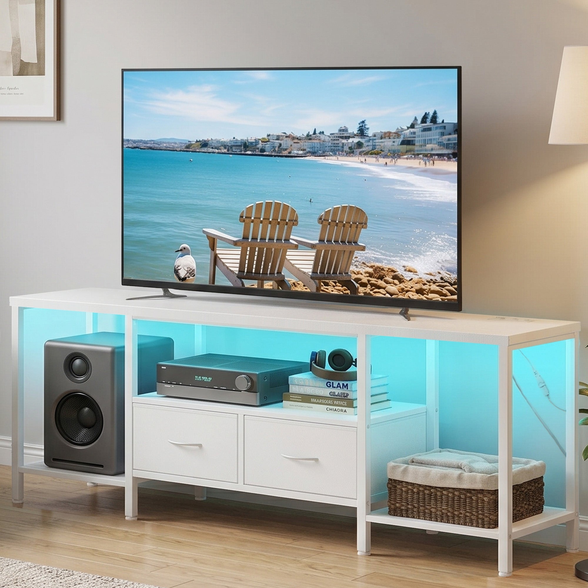 TV Stand - White