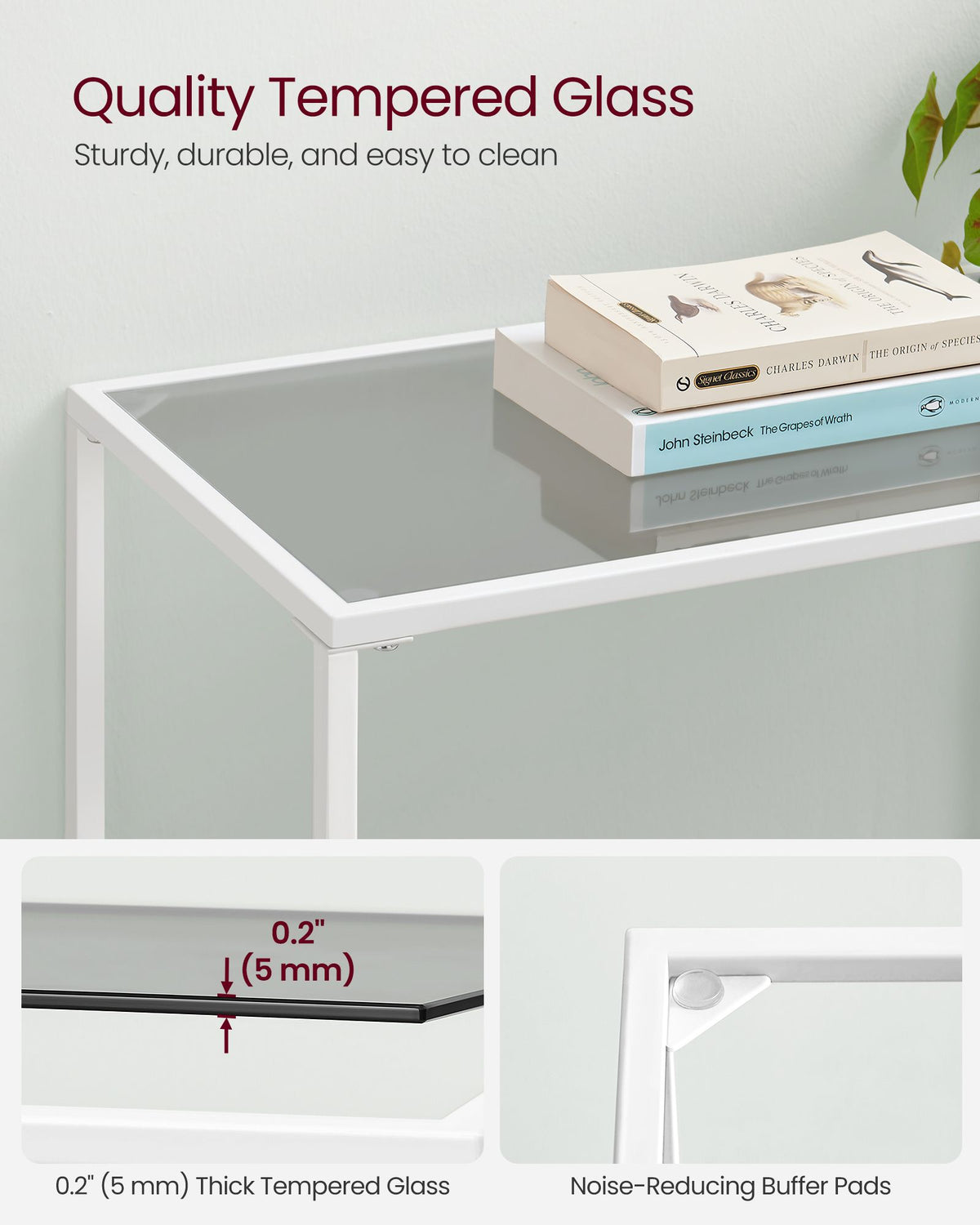 Console Table - 51.2-Inch - 3 Shelves