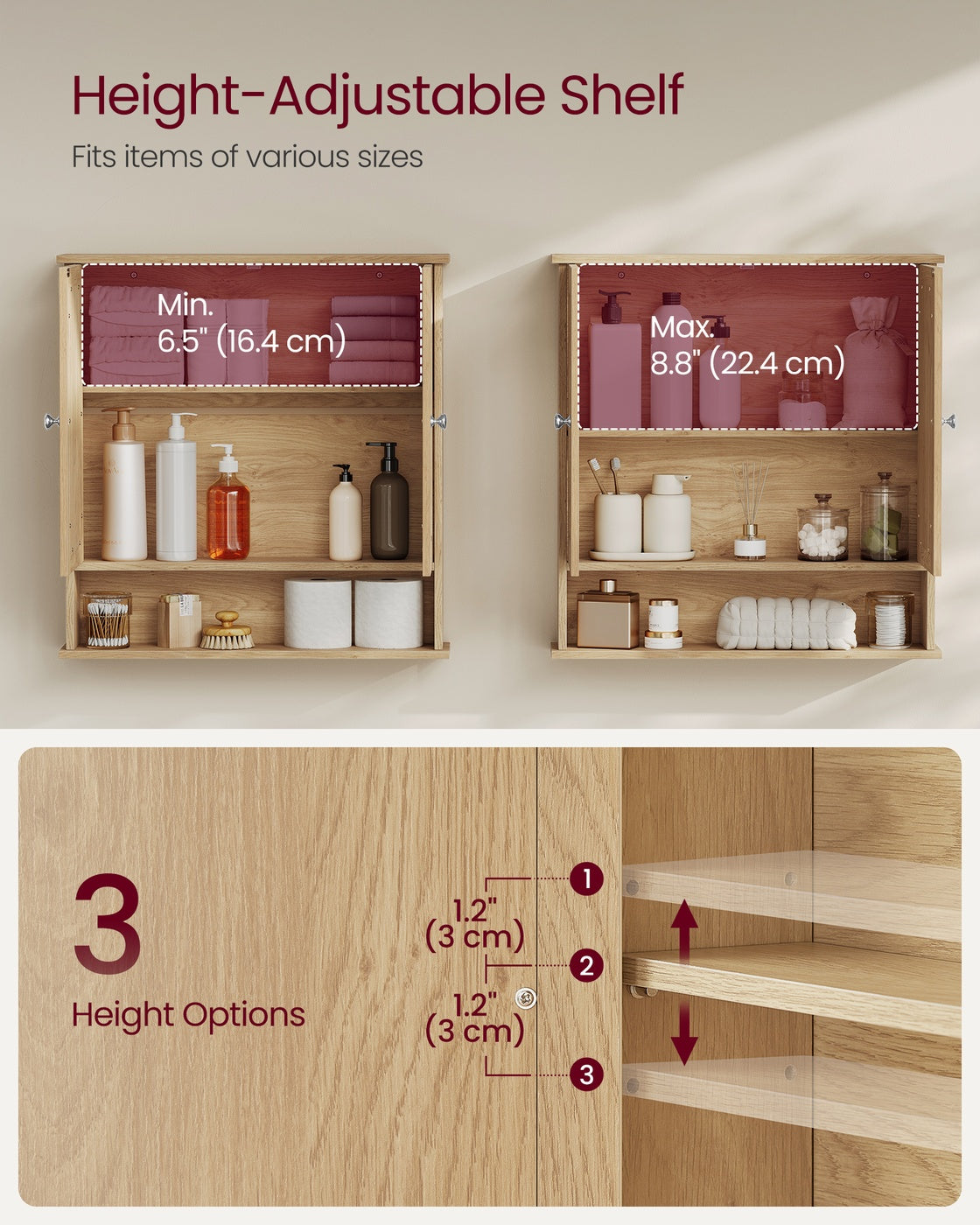 Bathroom Cabinet with Mirror