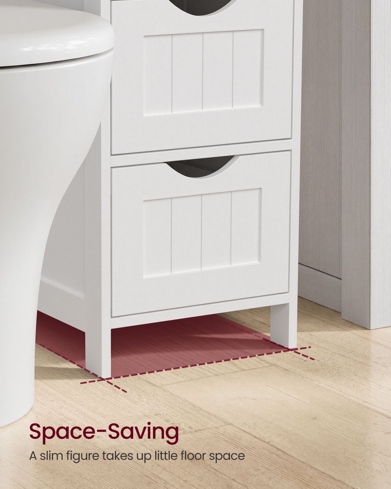Slim Bathroom Storage Cabinet