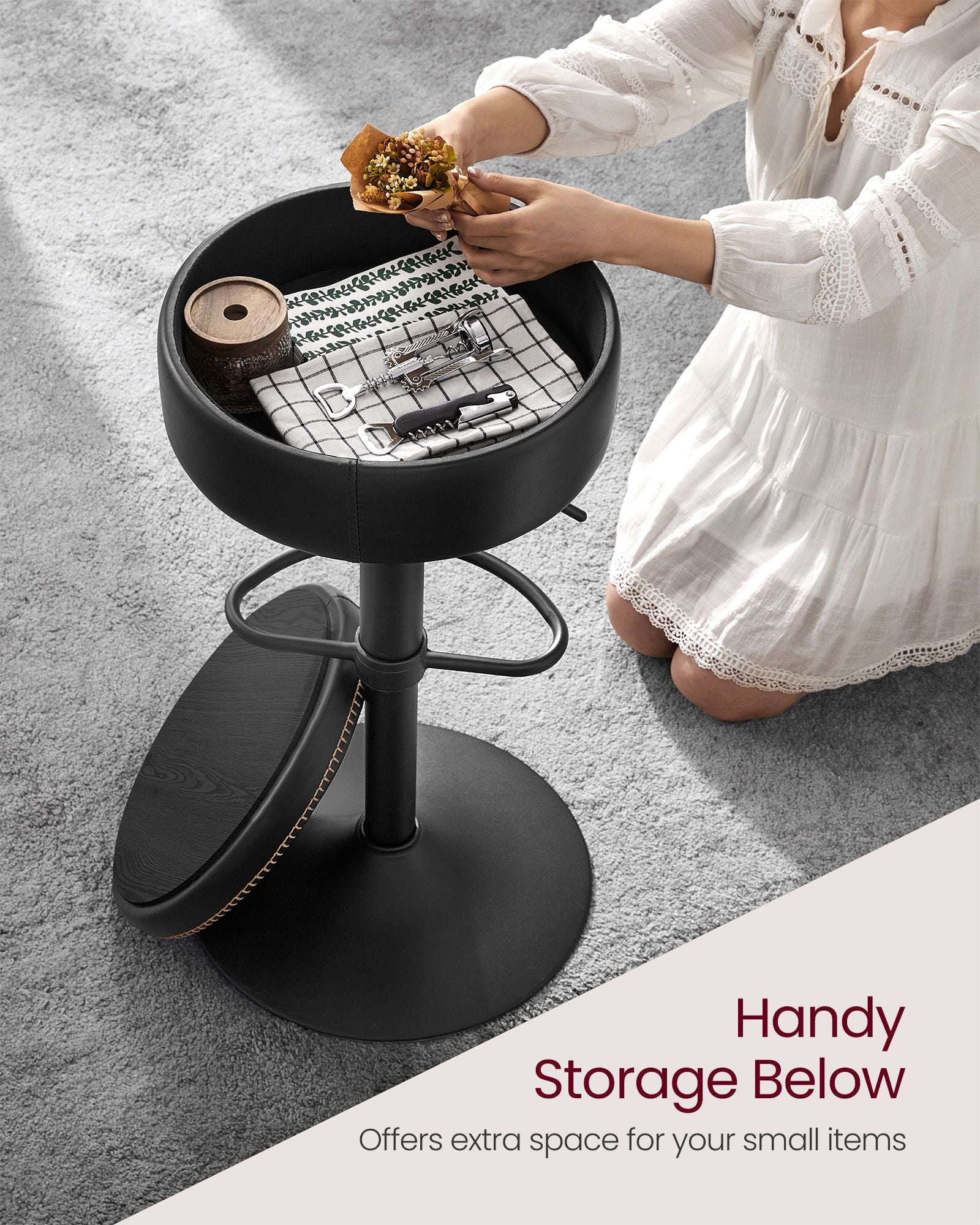 Swivel Bar Stools Set Of 2