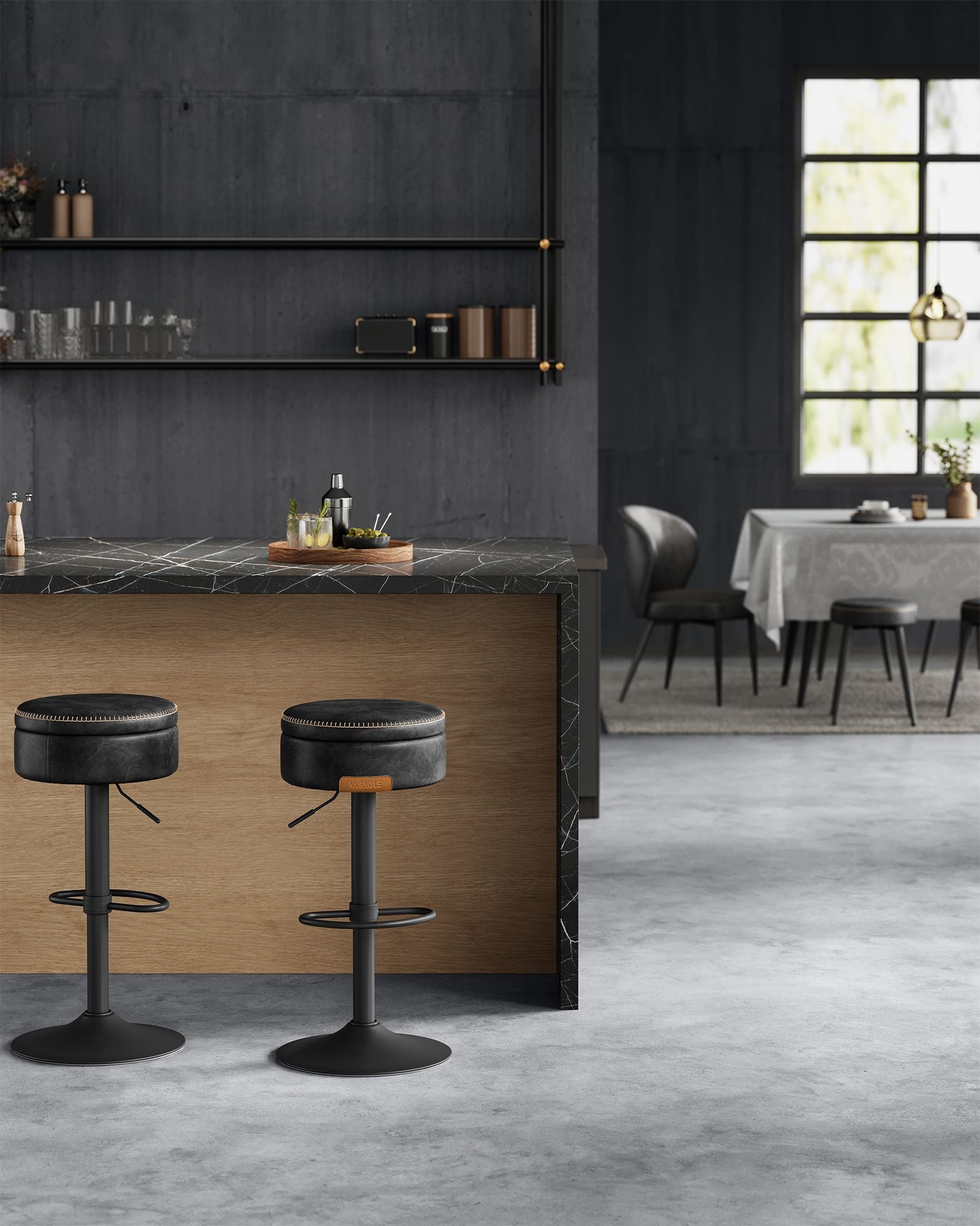 Swivel Bar Stools Set Of 2